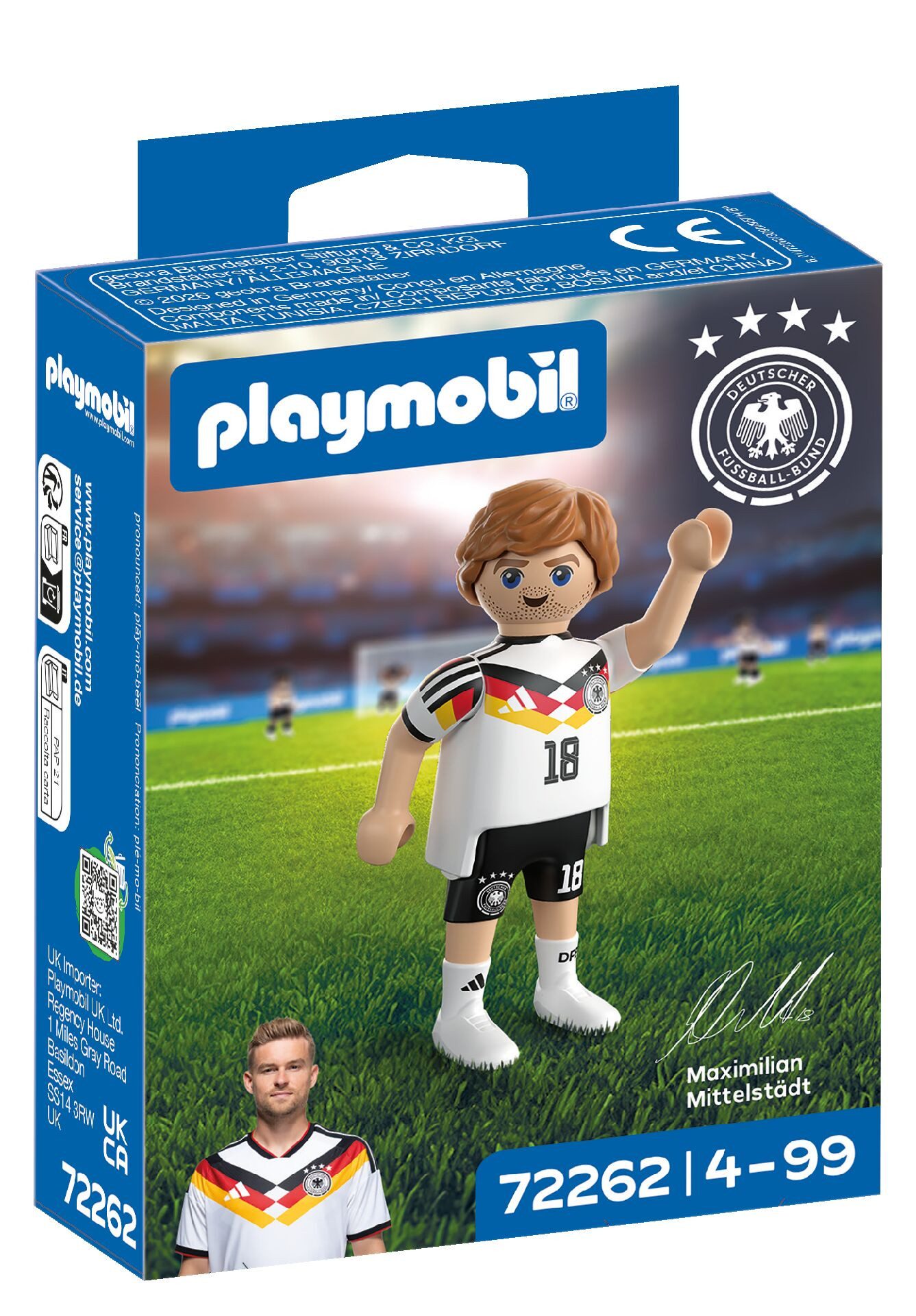 Playmobil® Maximilian Mittelstädt (72262), DFB Konstruktions-Spielset, Made in Europe