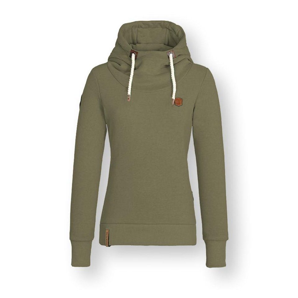 naketano Hoodie Damen Kapuzenpullover oliv