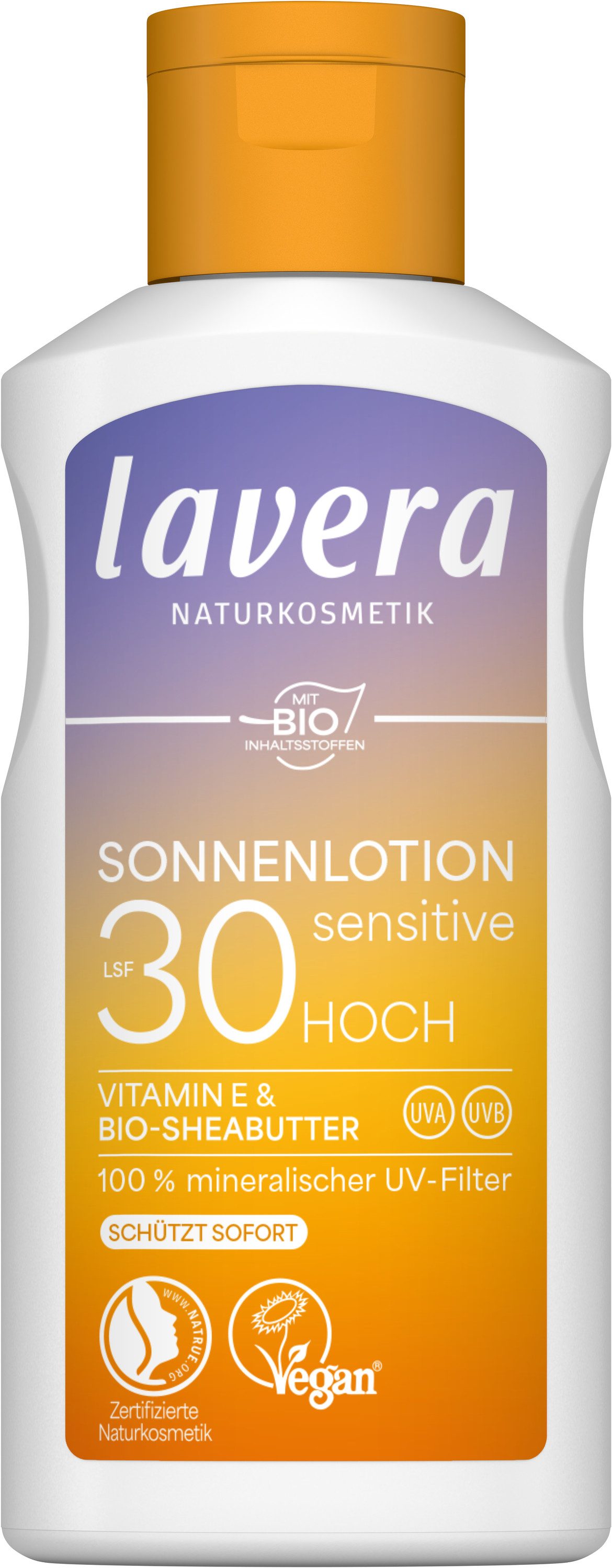 lavera Sonnenschutzlotion Sonnenlotion Sensitiv LSF 30, 1-tlg.