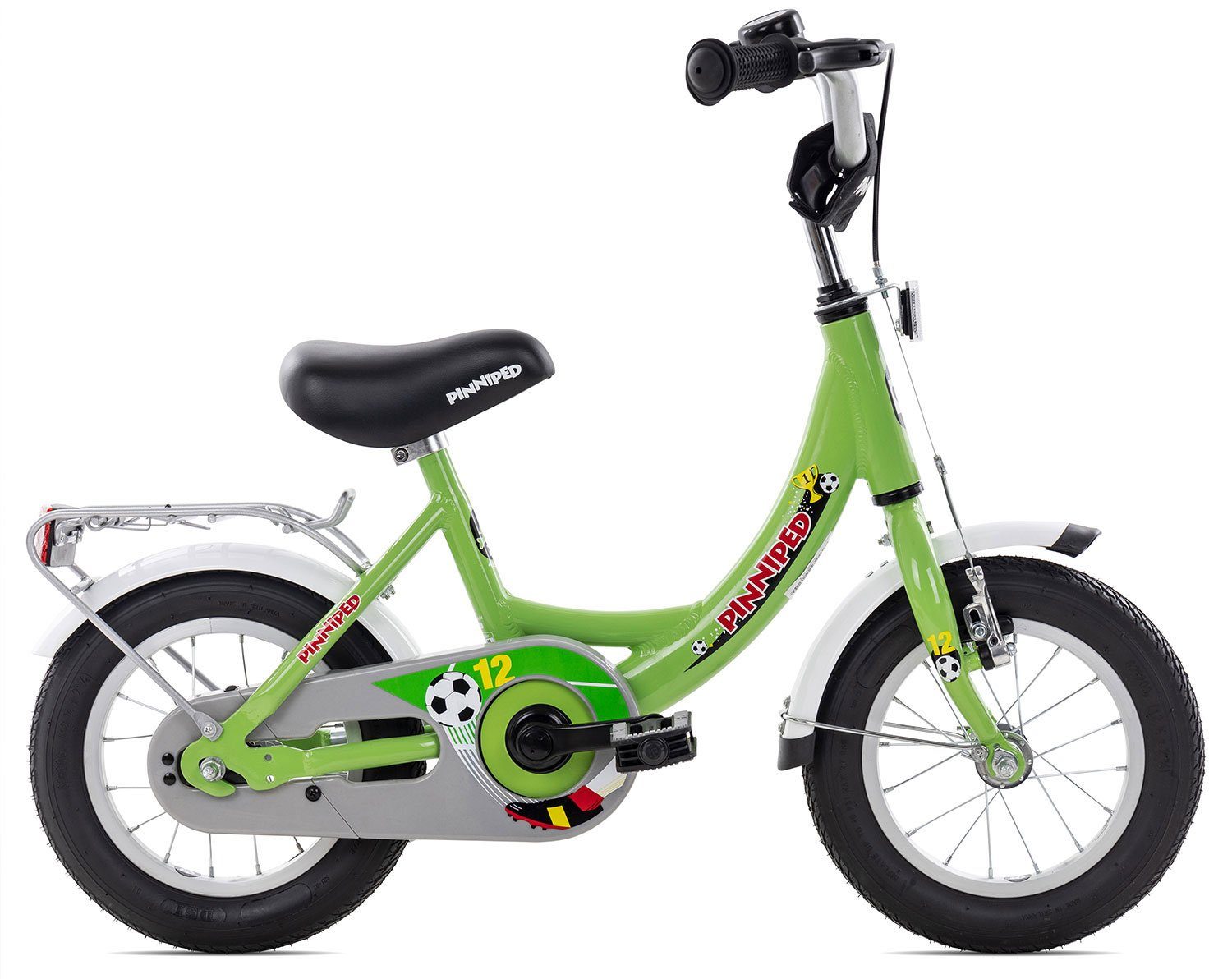 Pinniped Kinderfahrrad Kid 12, 1 Gang Bremsnabe Schaltwerk, Kinderrad 12 bis 18 Zoll Junge Mädchen grün green