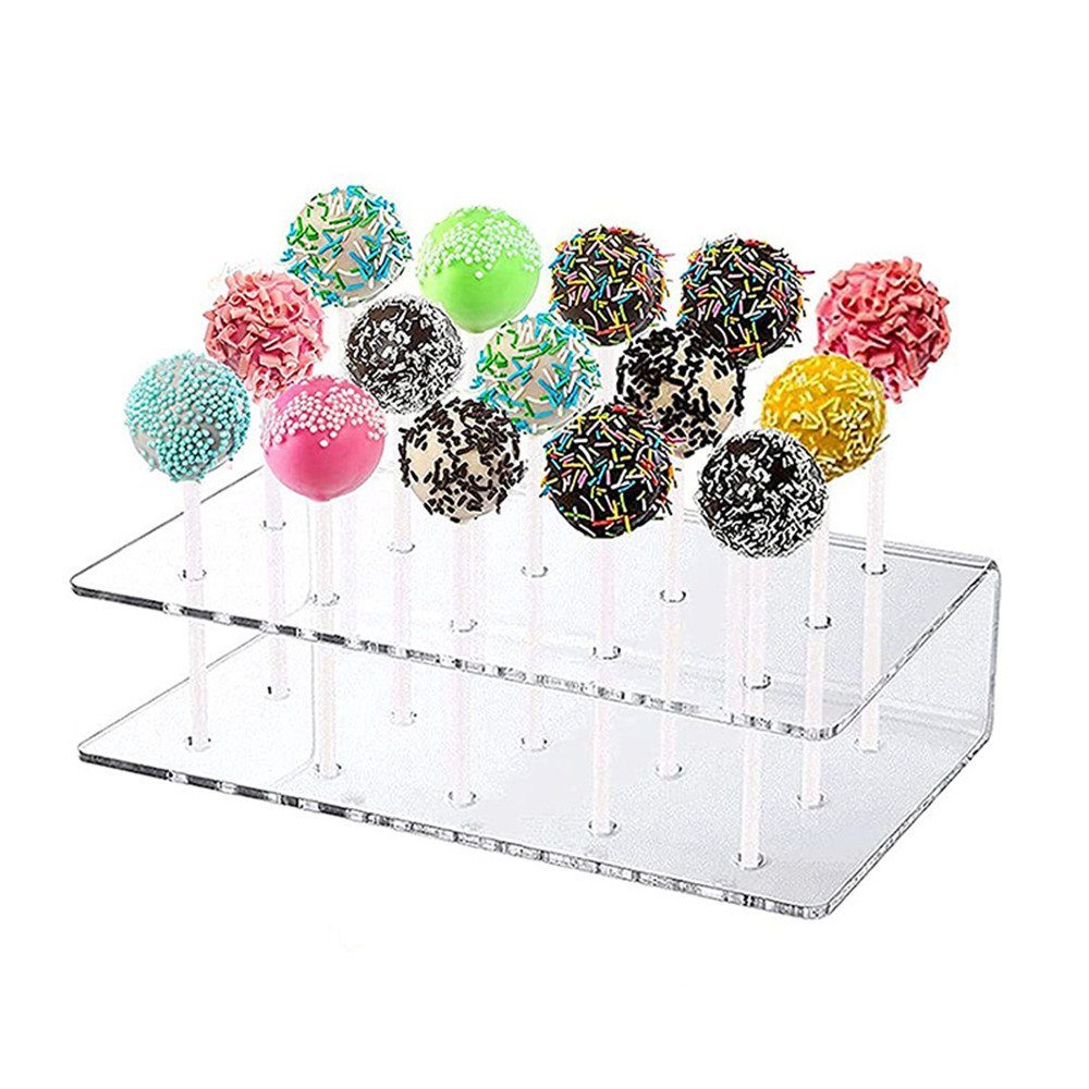 XDeer Kuchentransportbox Cake Pop Ständer, 2 Stück Cake-Pop-Ständer zum Dekorieren, und Präsentieren von Cake Pops