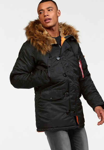 Alpha Industries Parka N3B VF 59 mit abnehmbarem Kunstfellkragen