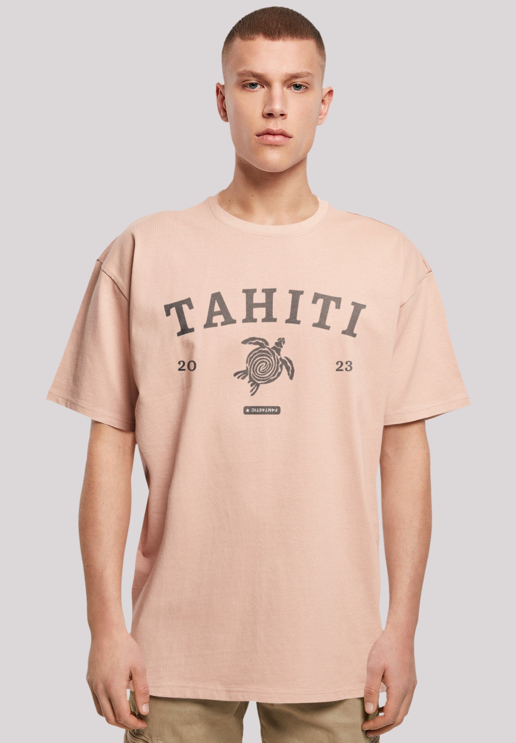 F4NT4STIC T-Shirt Tahiti Print amber