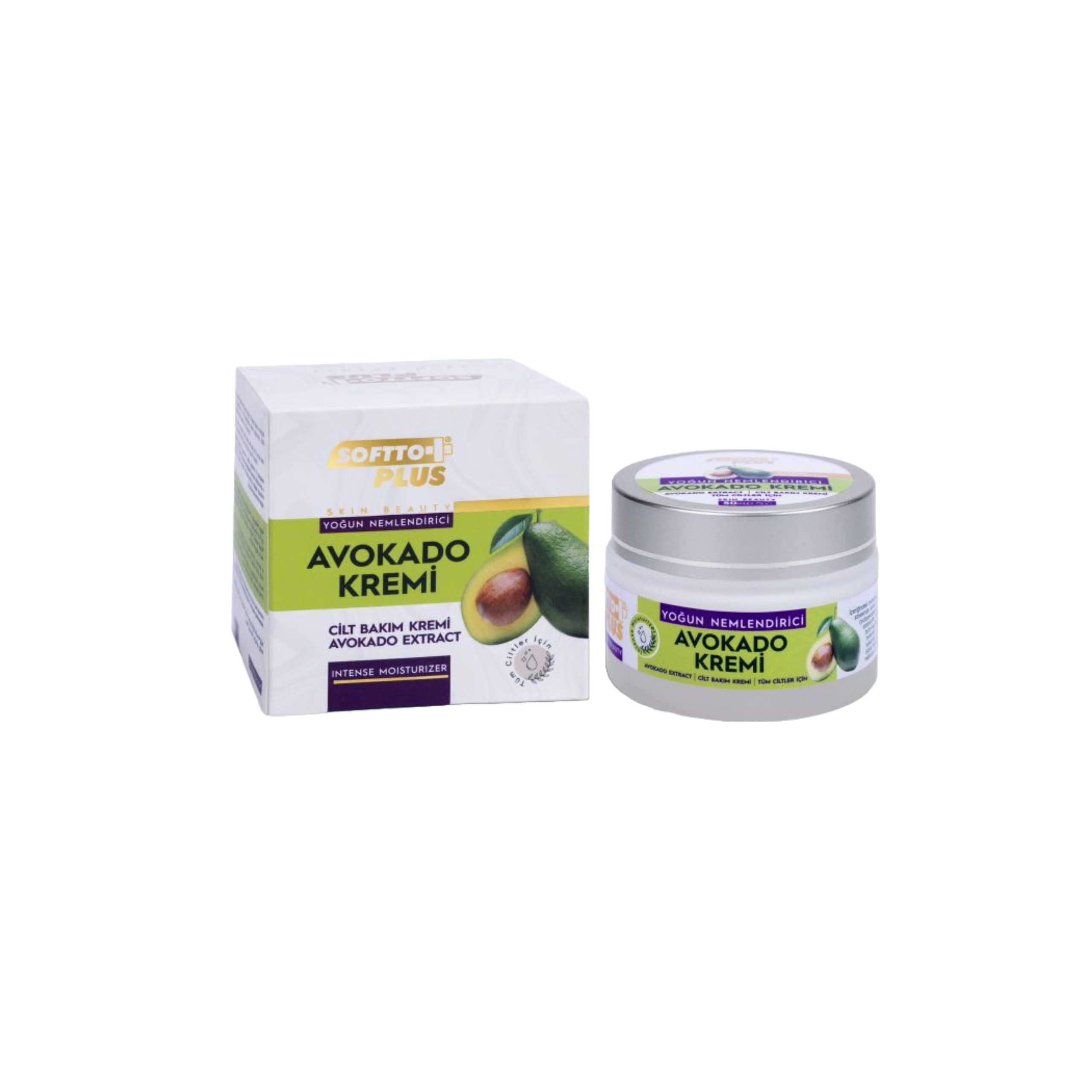 Softto Plus Feuchtigkeitscreme Avocado Cream - Tiefenwirksame Feuchtigkeit&Schutz für trockene Haut