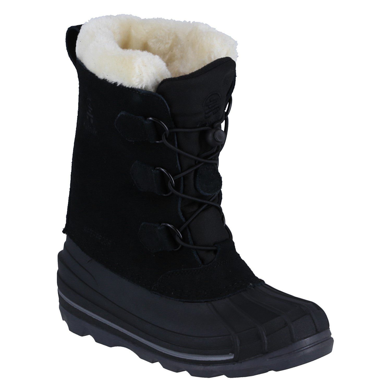 Kamik Snowdash (wasserdicht) schwarz Kinder Winterstiefel
