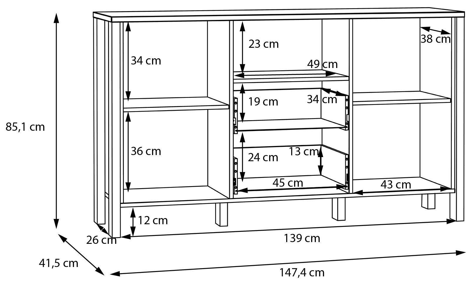 FORTE Sideboard Saitama