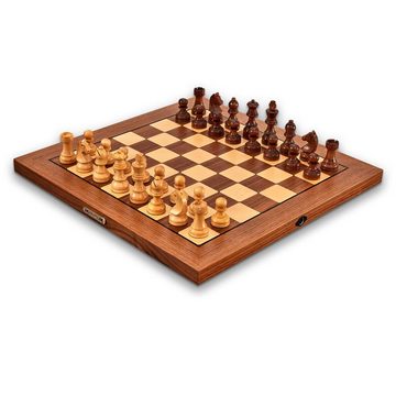 Millennium Spiel, M828 Chess Classics Exclusive Schachcomputer, aus Holz, Sensorbrett, Schachprogramm, ChessGenius & The King