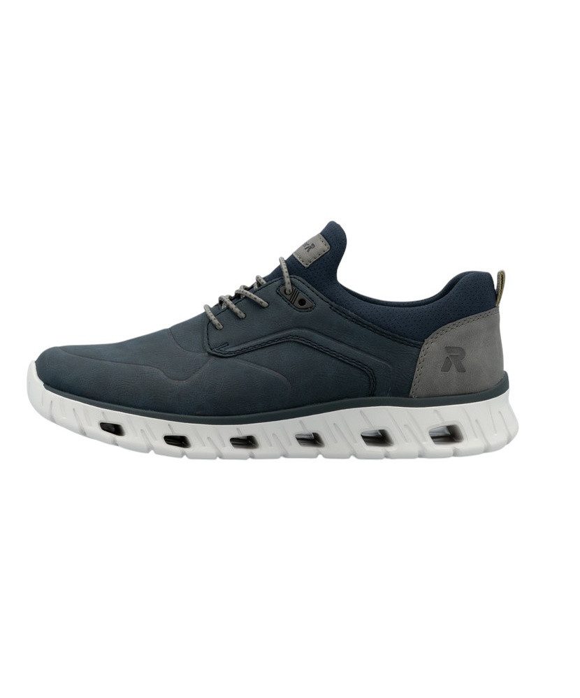 Rieker Slipper (Kunstleder) 04350-14 dunkelblau Herren Sneaker