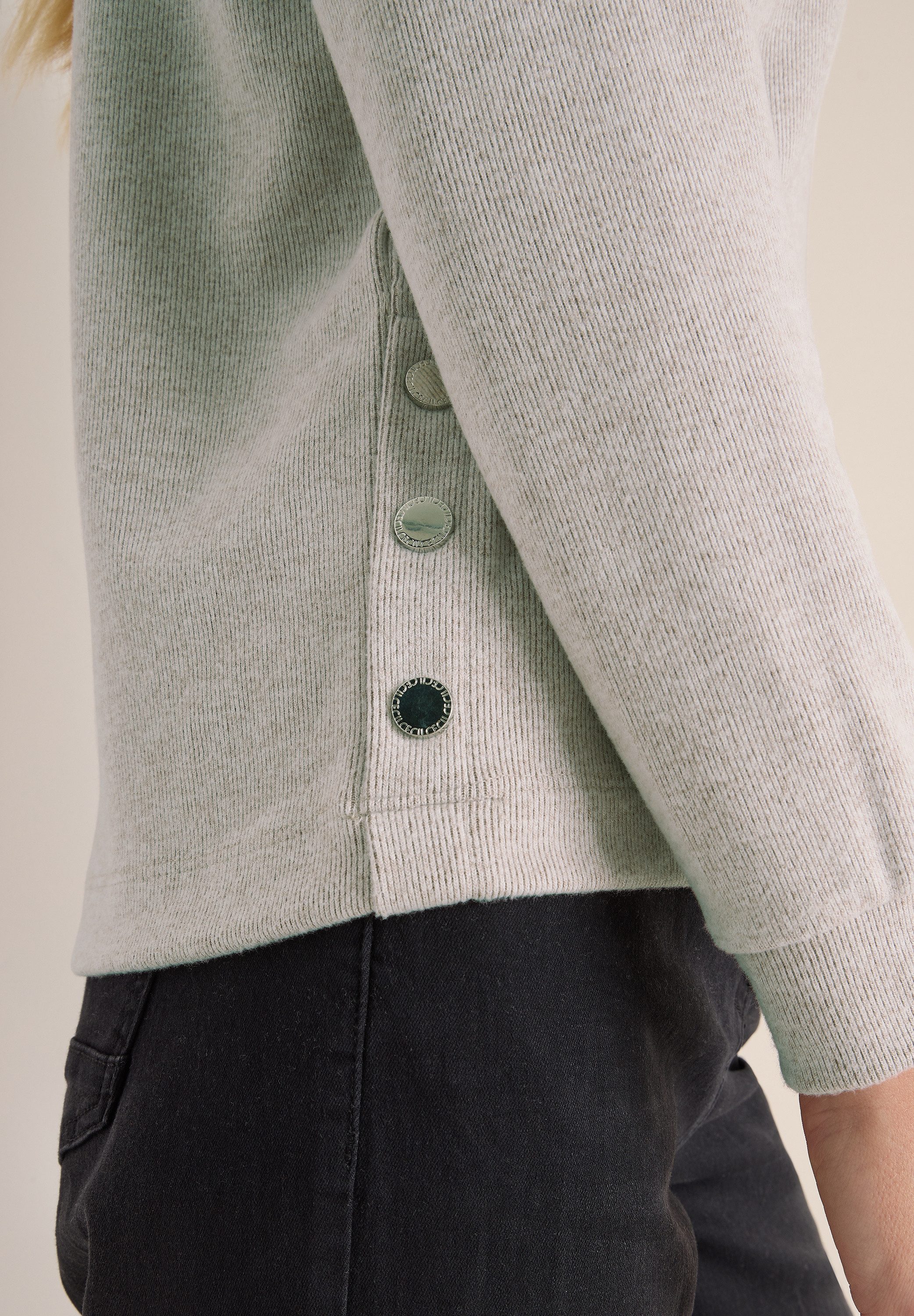 CECIL Strickpullover mit Knöpfen günstig online kaufen