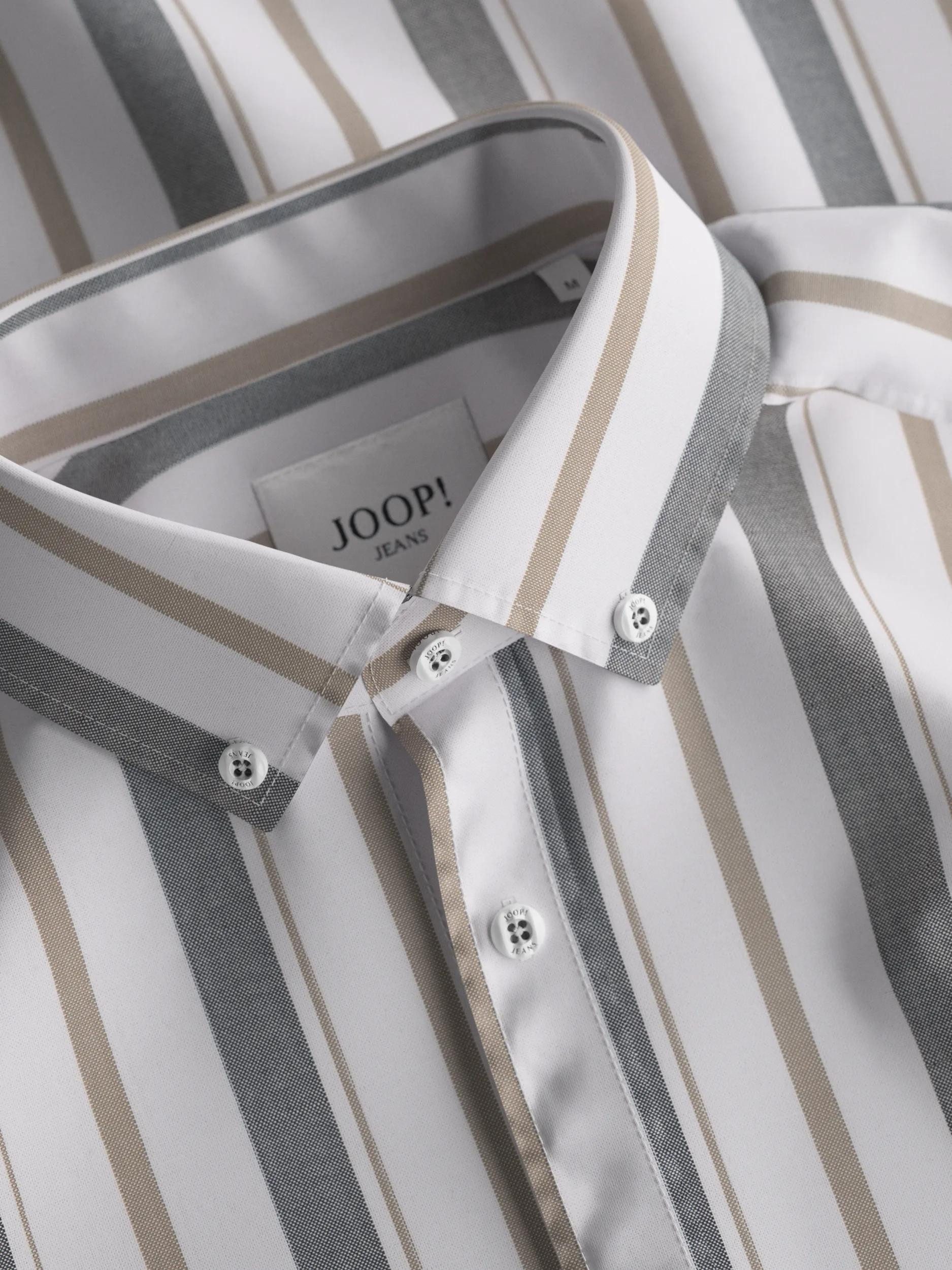 Joop Jeans Langarmhemd Heli mit Streifen