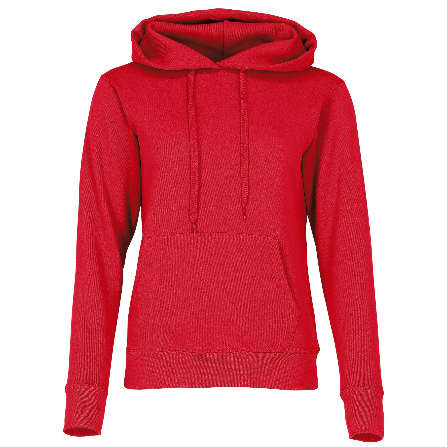 Fruit of Classic + the Kapuzen-Sweat MyShirt GRATIS Loom Stoffbeutel Ladies rot Kapuzensweatshirt