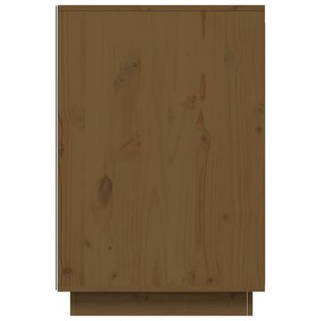 furnicato Schreibtisch Honigbraun 140x50x75 cm Massivholz Kiefer