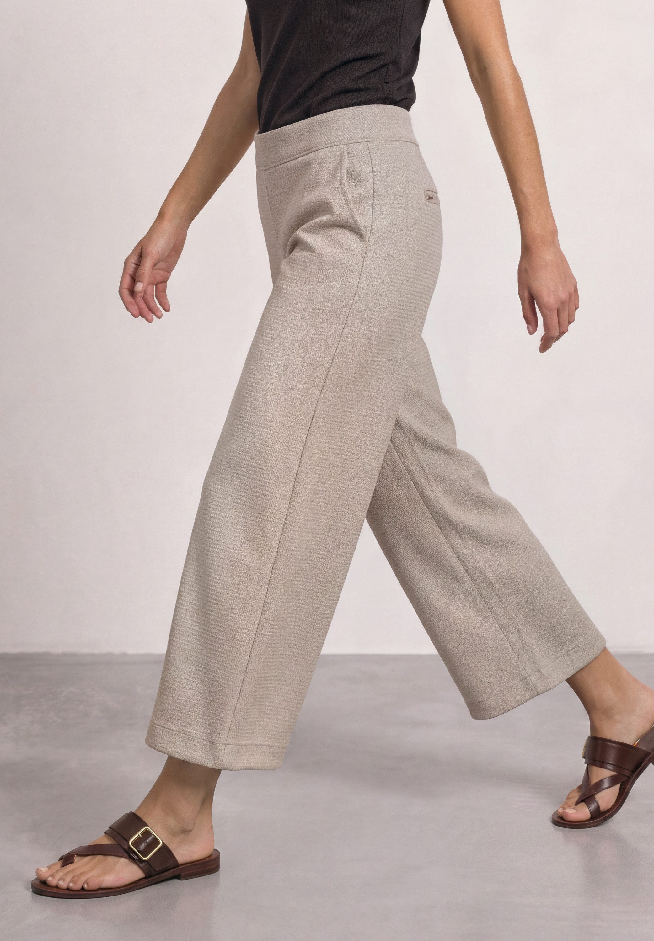 STREET ONE Stoffhose High Waist