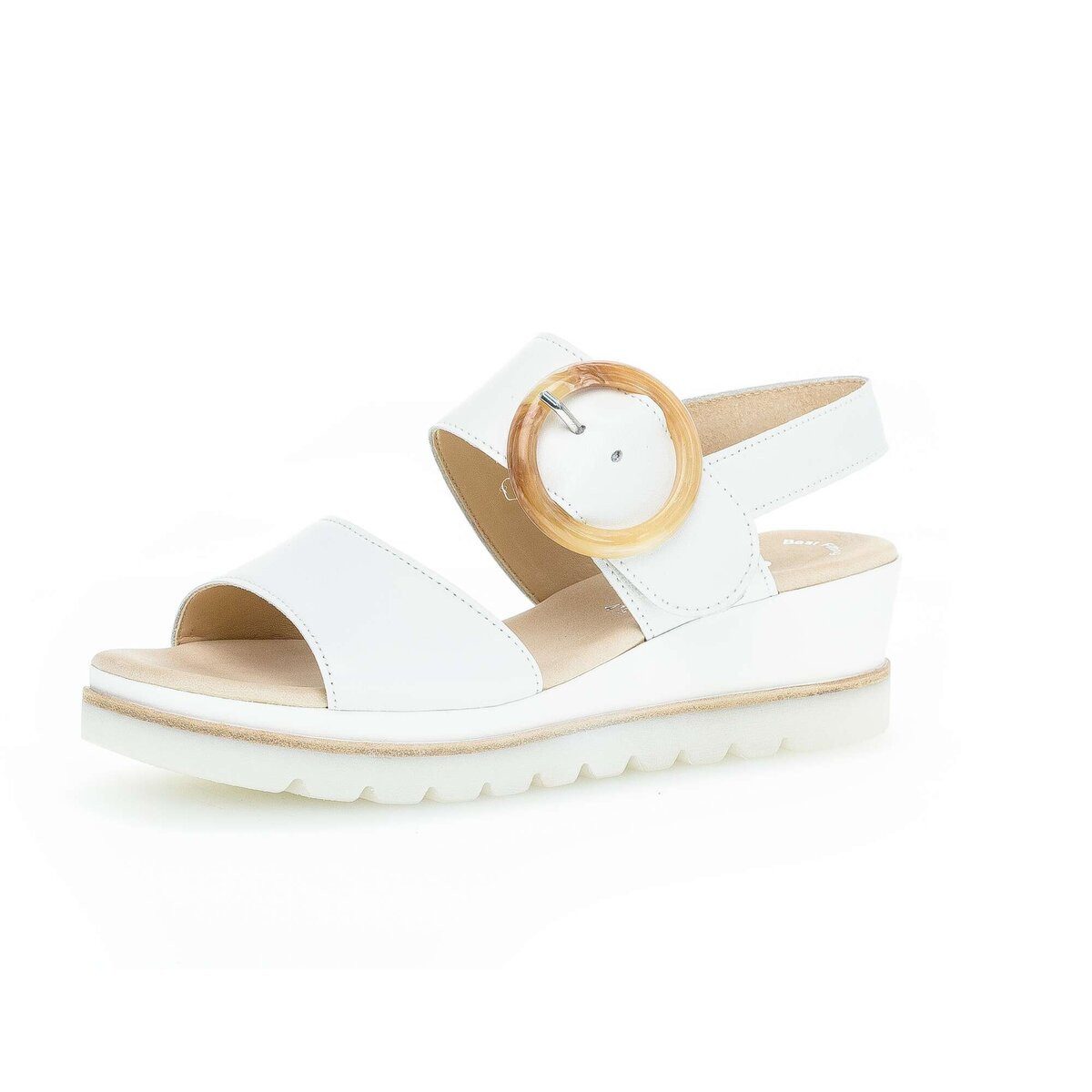 Gabor Plateau Sandale Glattleder Plateausandaletten