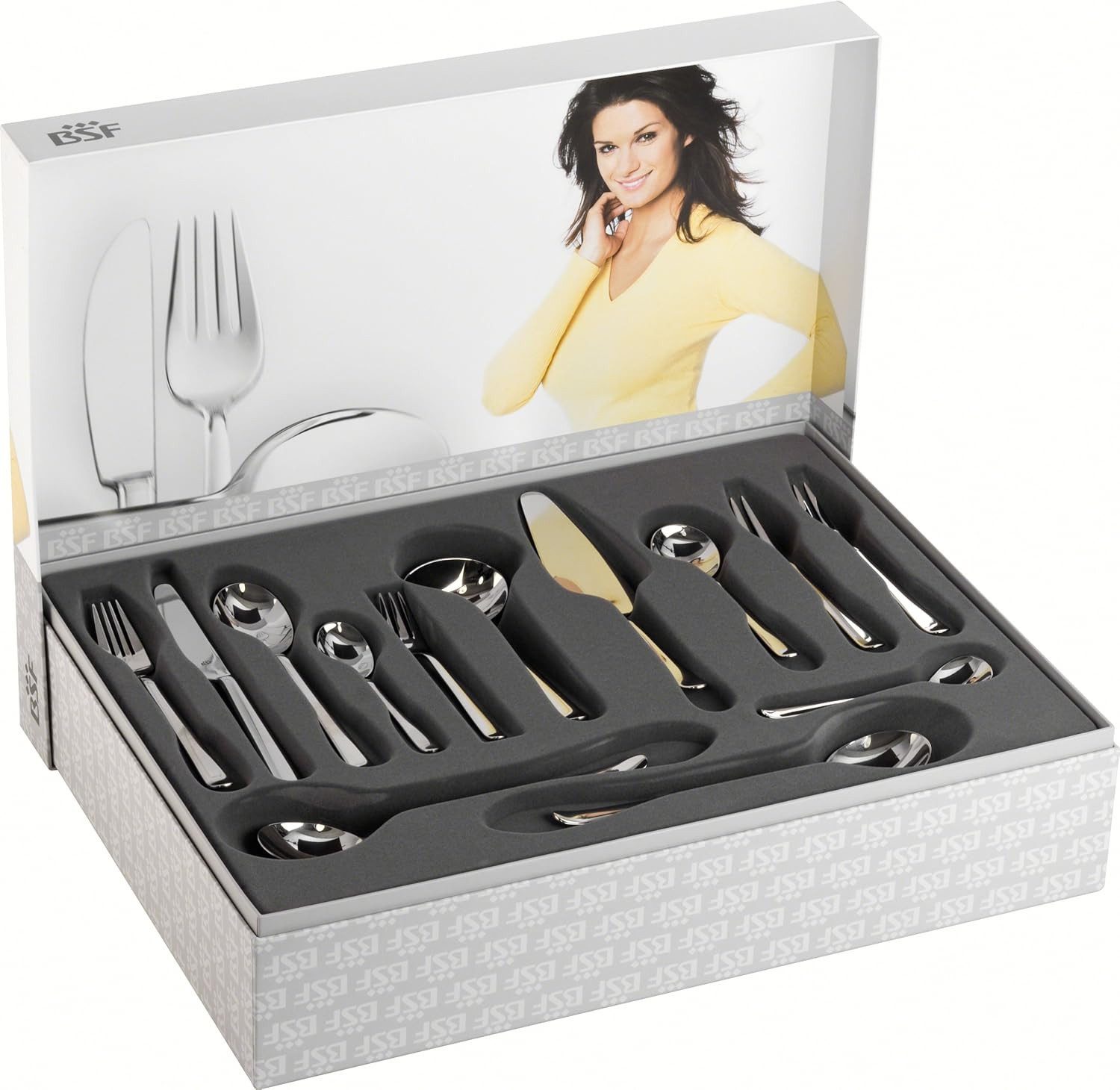 BSF Besteck-Set BSF Country Besteckset, 68-tlg. 68-teilig, 18/10 Edelstahl, (68-tlg), 18/10 Edelstahl