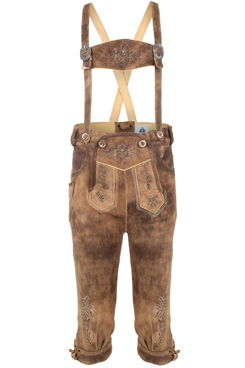 Isar-Trachten Lederhose Lederhose Kinder - LUKA - eiche