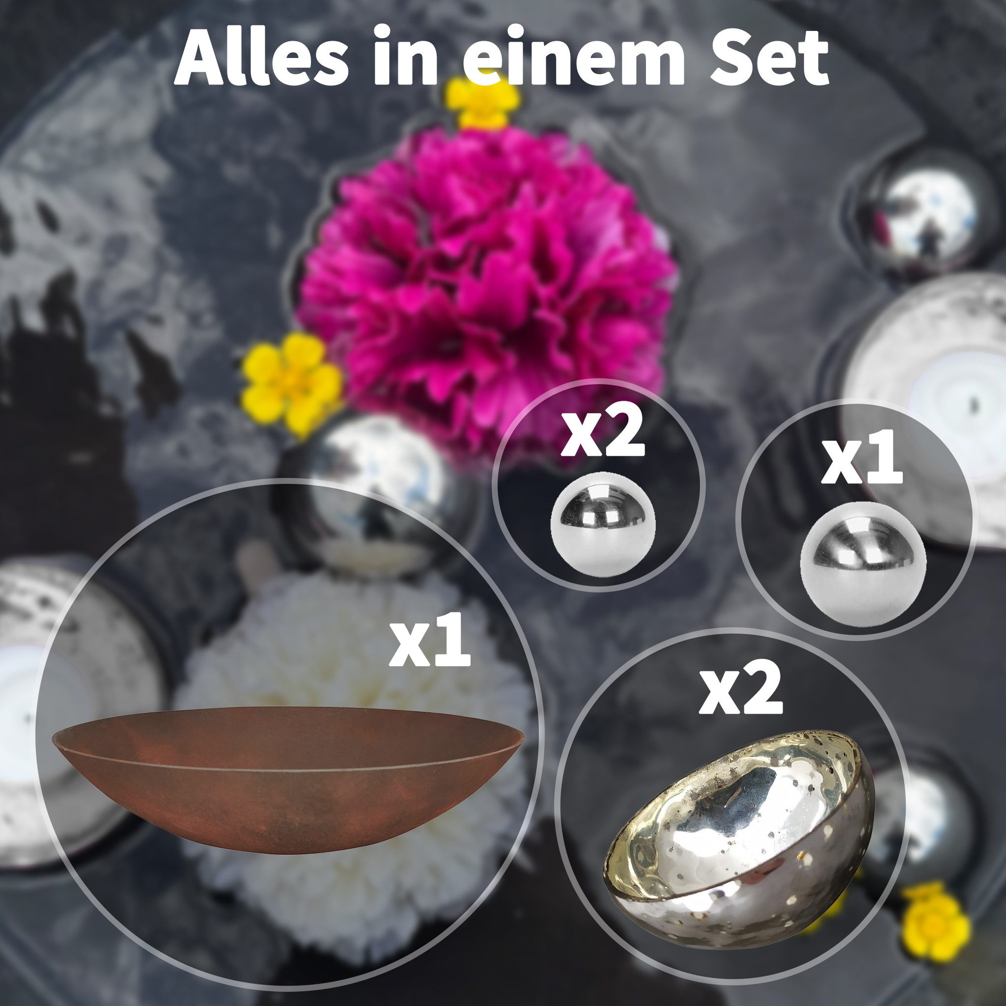 matches21 HOME & HOBBY Wasserspiel Miniteich günstig online kaufen