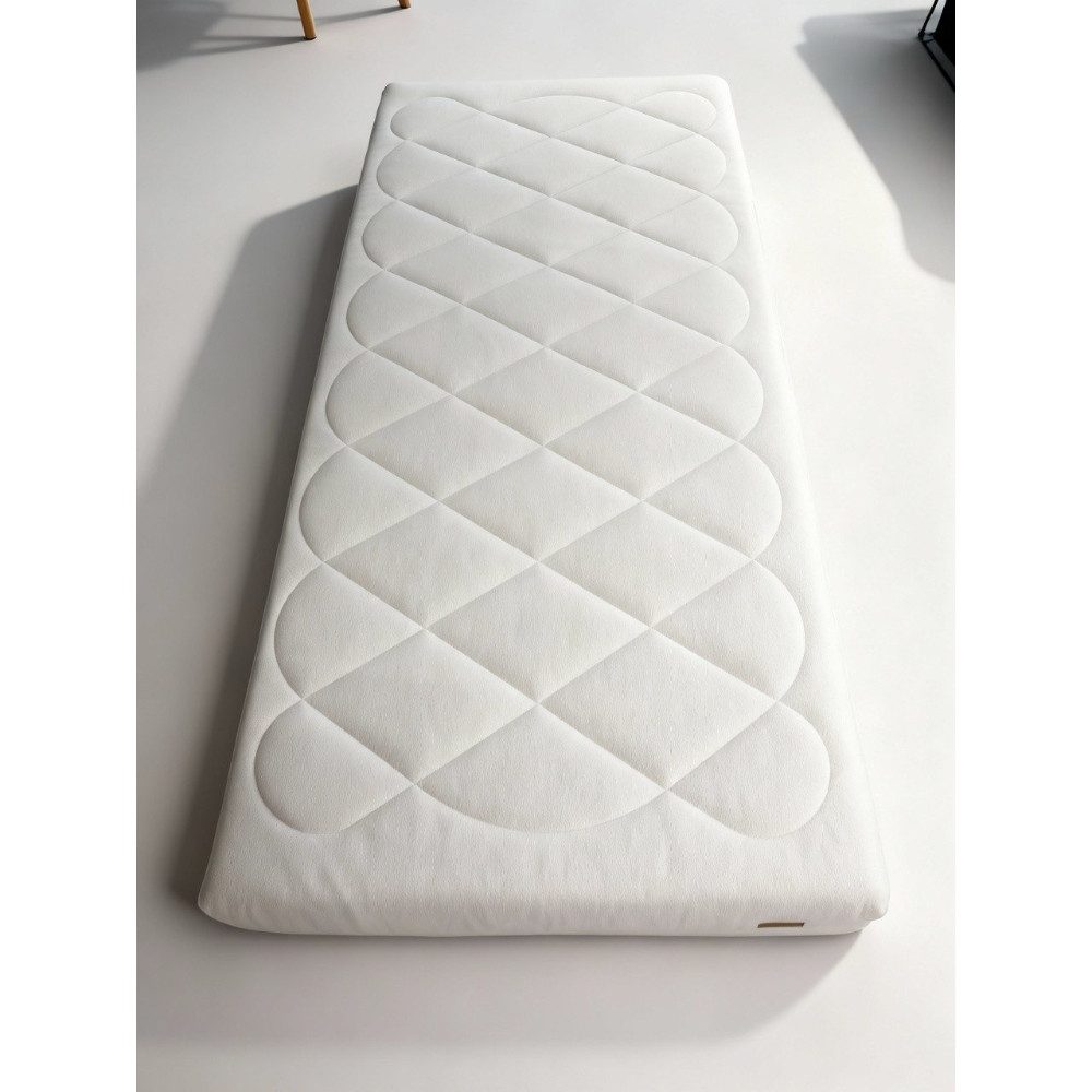 Naturmatratze 90x200 cm - Ergonomisch, Vegan & Schadstoffgeprüft, geborgenschlafen, 13 cm hoch, (Veganes Punktelastik-Set -Handgefertigte Matratze für gesunden Schlaf, Ergonomische Naturlatex Schlaflösung Allergikerfreundliches KomfortSet), Biobaumwolle Matratze Punktelastisch Allergikerfreundlich & Nachhaltig