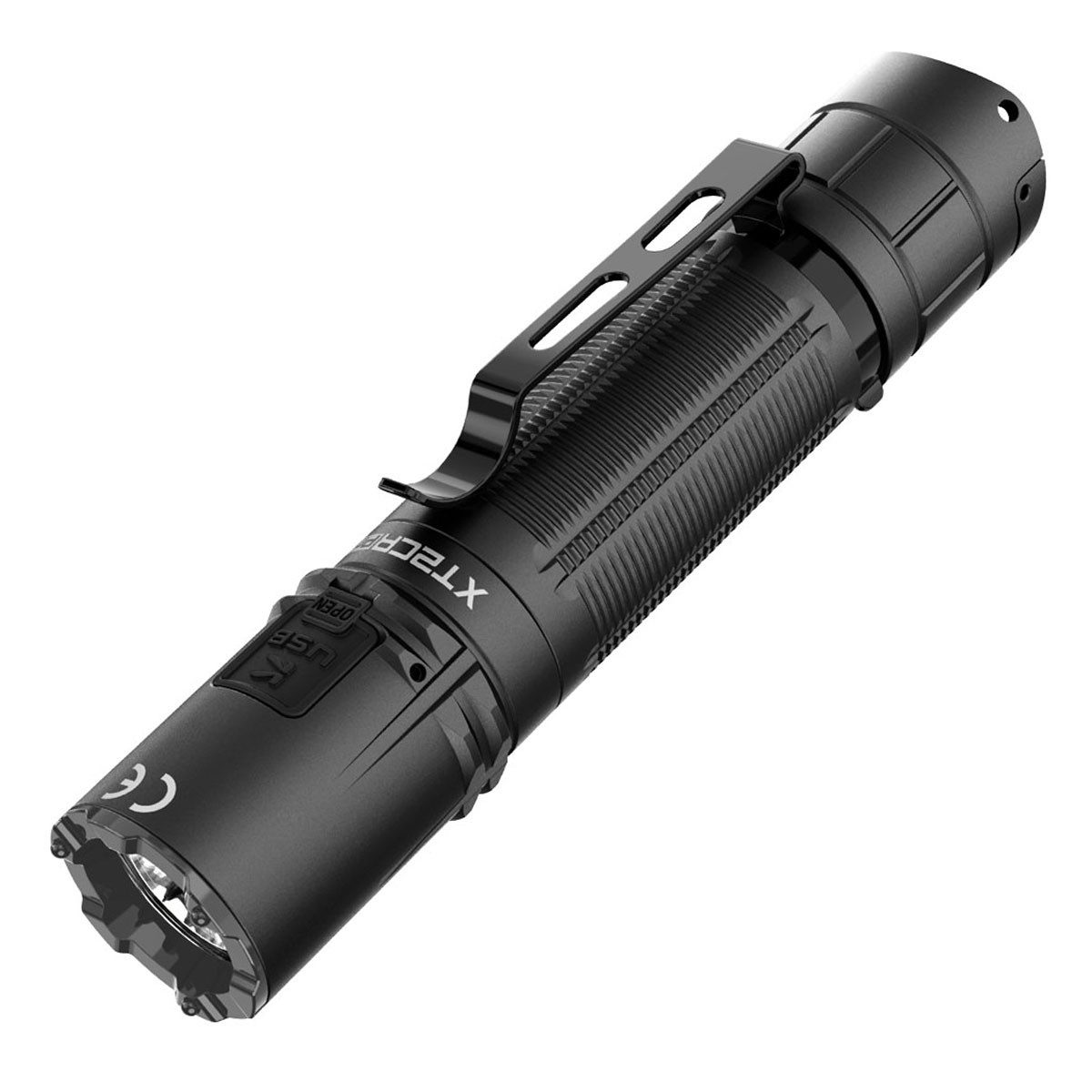 Klarus LED Taschenlampe XT2CR Pro Tac Master LED-Taschenlampe 2300 Lumen - Schwarz