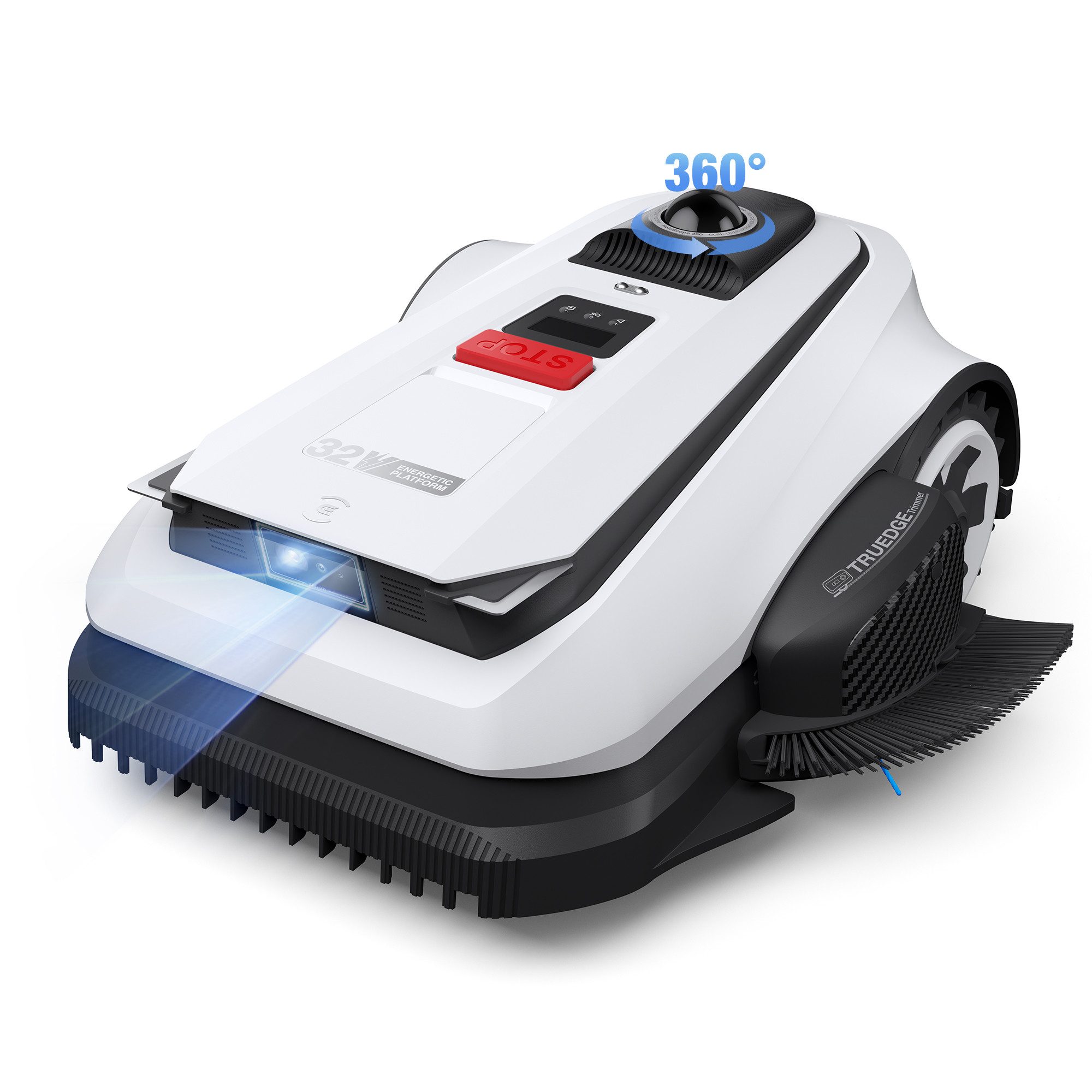 ECOVACS Rasenmähroboter GOAT A1600 LiDAR PRO Care Kit, bis 400 m² Rasenfläche, (Set, mit zusätzlichen Ersatzteilen), Inklusive Akku und Ladestation, Appsteuerung