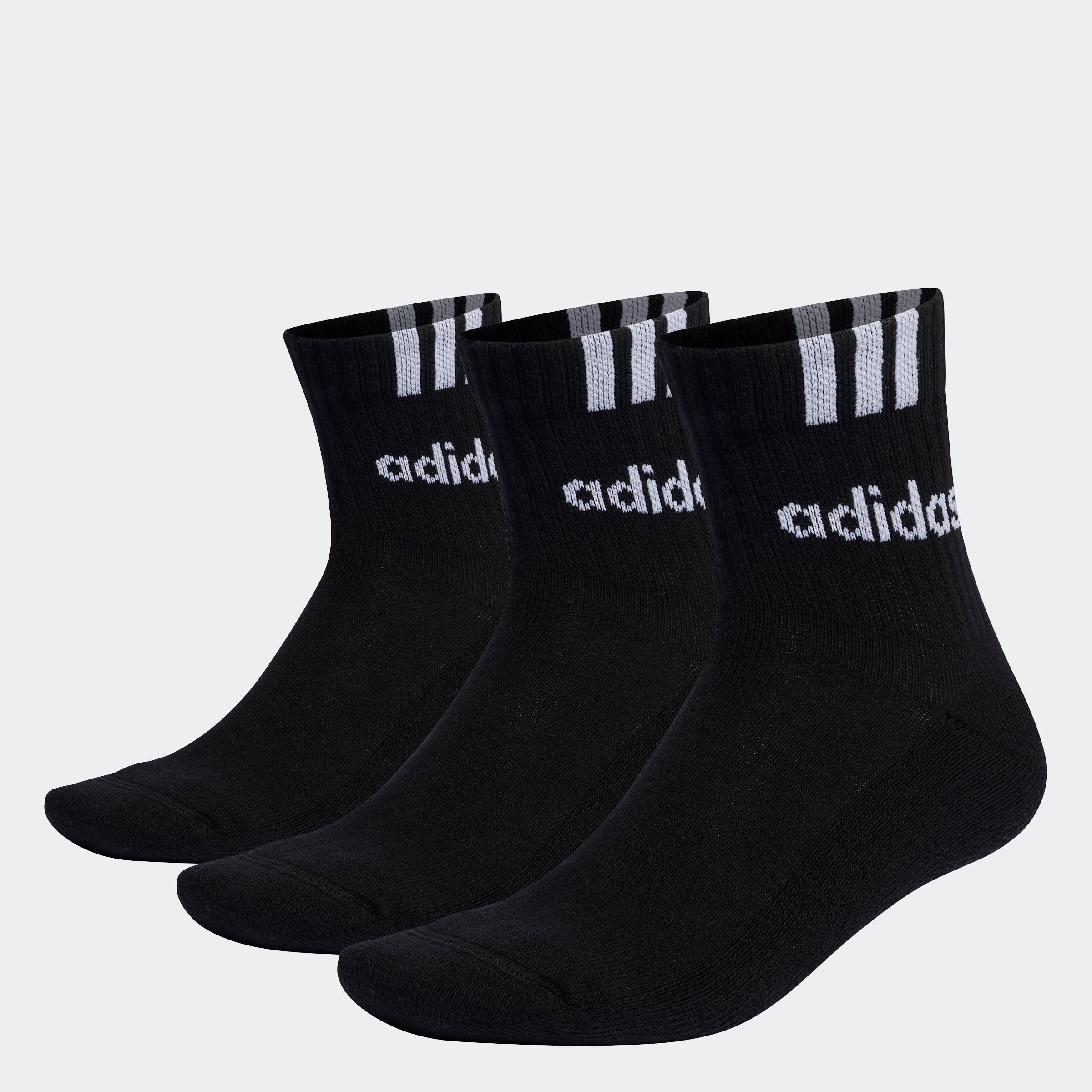 adidas Performance Funktionssocken 3STREIFEN LINEAR HALFCREW CUSHIONED SOCK günstig online kaufen