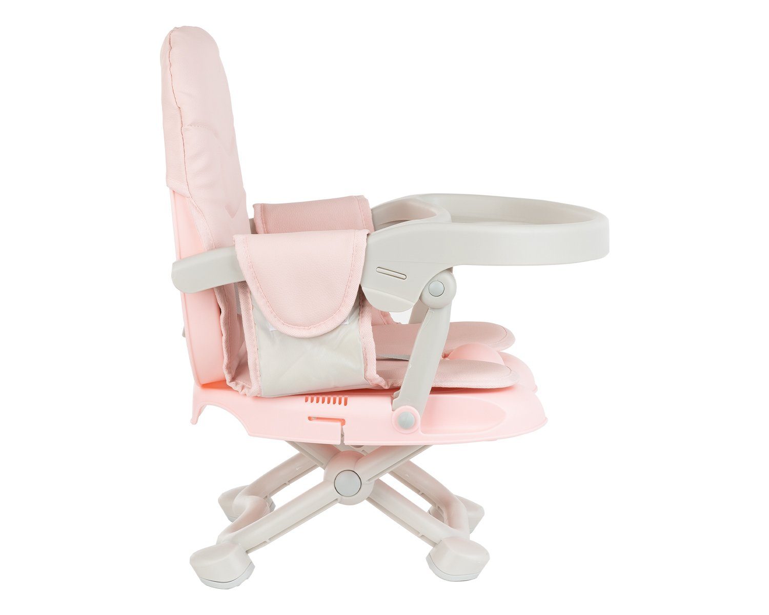 Kindersitzerhöhung Sicherheitsgurt Stuhl klappbar, Pappo, Booster, Kikkaboo Tisch, rosa