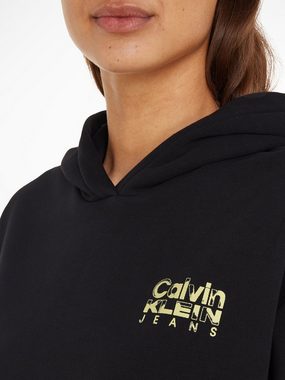 Calvin Klein Jeans Kapuzensweatshirt COLORFUL ARTWORK CROPPED HOODIE