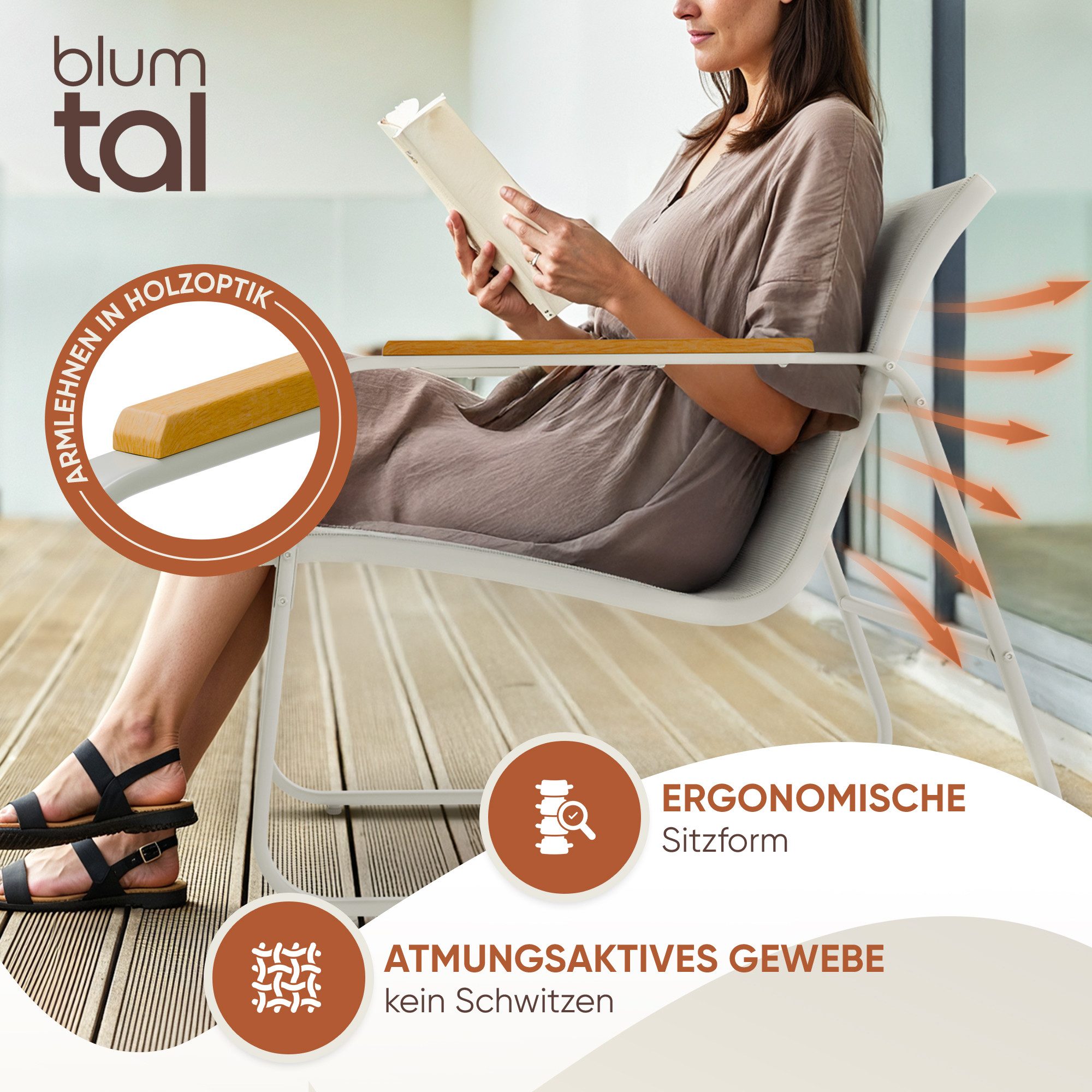 Blumtal Gartenlounge-Set Gartenmöbel Set - Gartenlounge, günstig online kaufen