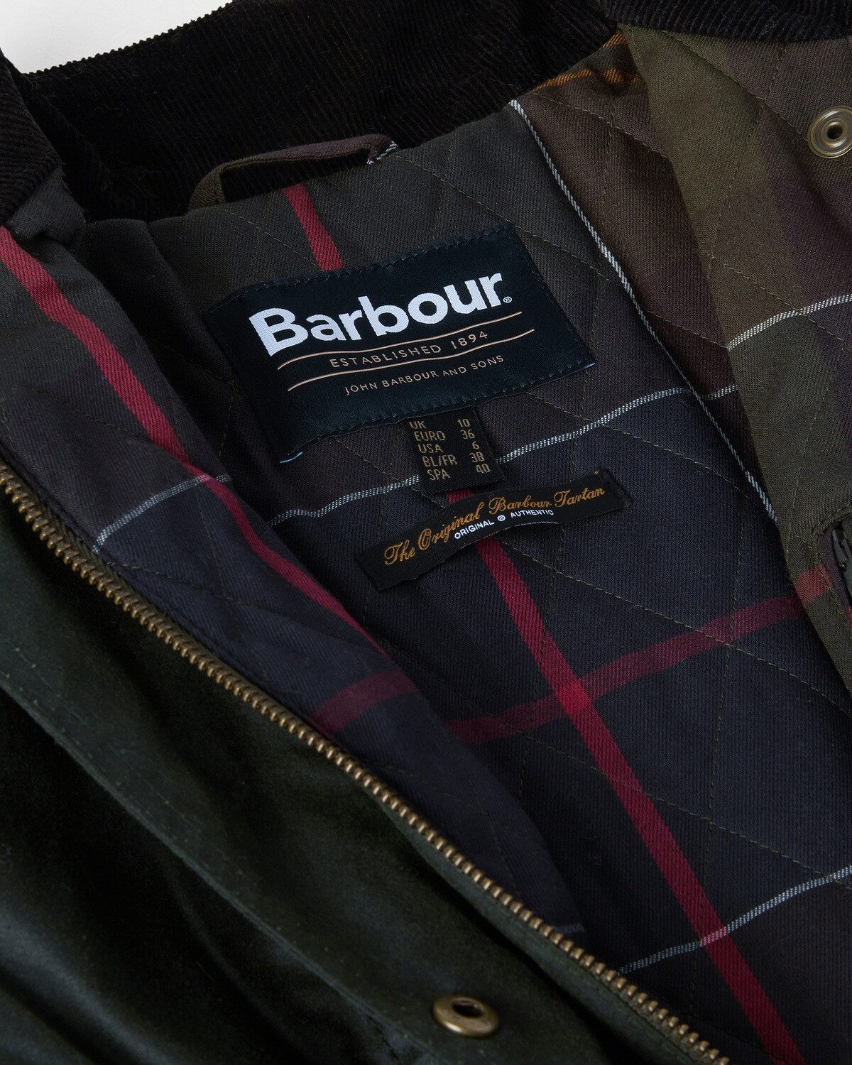 Barbour Allwetterjacke Wachsjacke Fern günstig online kaufen