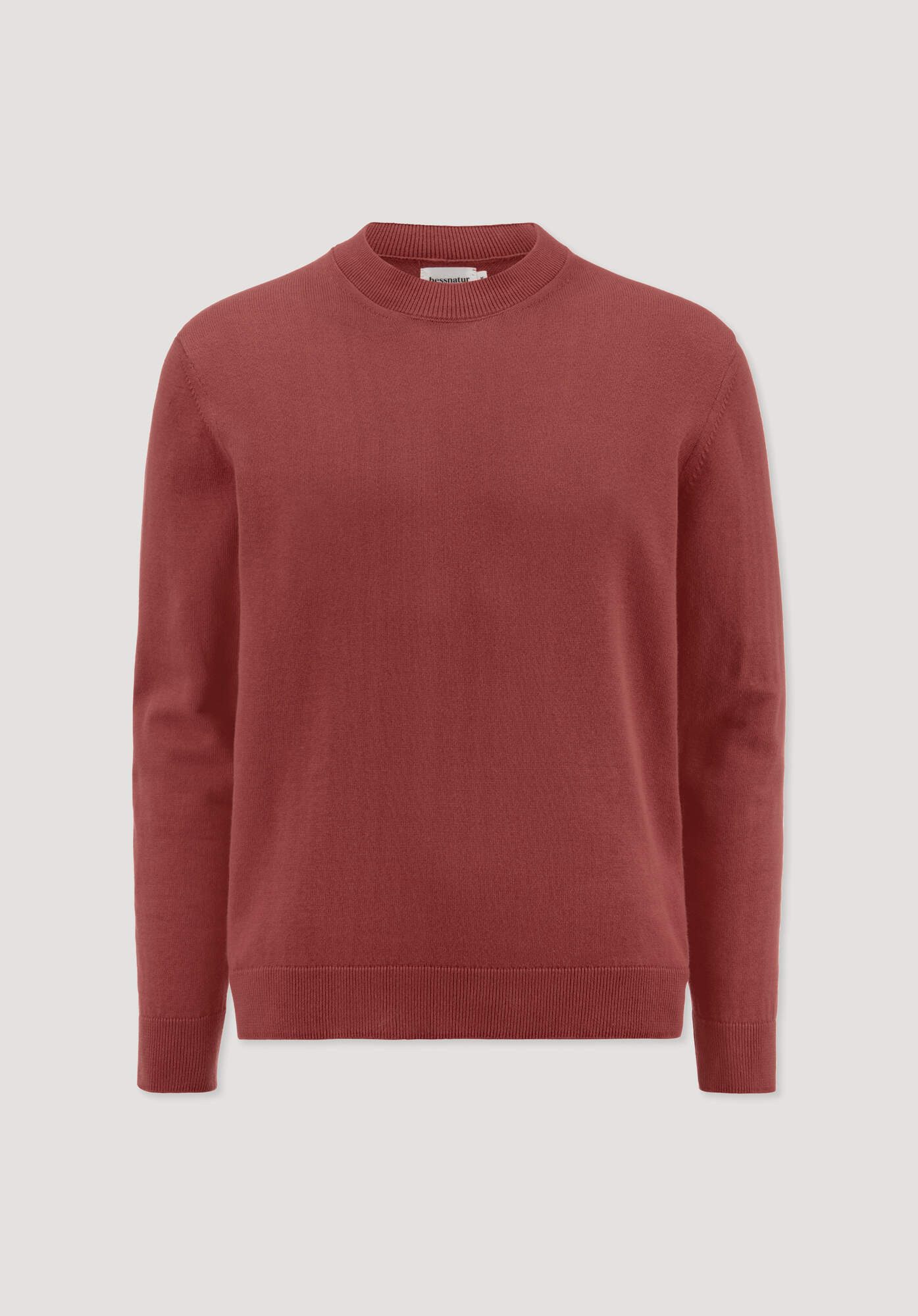 Hessnatur Strickpullover aus reiner Bio-Baumwolle (1-tlg)