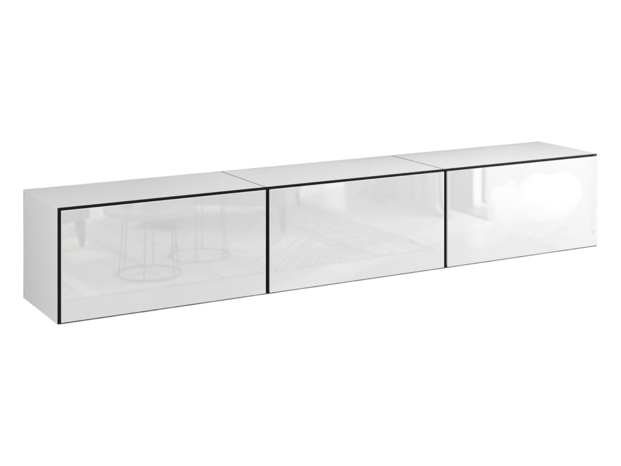 moebel-dich-auf Lowboard VARIANTO 4 (3 tlg., 228 cm breit, TV-Schrank beste günstig online kaufen