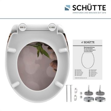 Schütte WC-Sitz STONE PYRAMID, bruchsicher und kratzfest, Absenkautomatik, Standardmaß