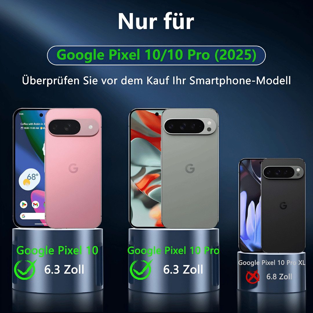 SmartUP Smartphone-Hülle + 2X Schutzglas für Google Pixel 10 MagSafe Panzerfolie Case Full 9H 6,3, MagSafe-Technologie, präzise Aussparungen – Bild 2 von 5