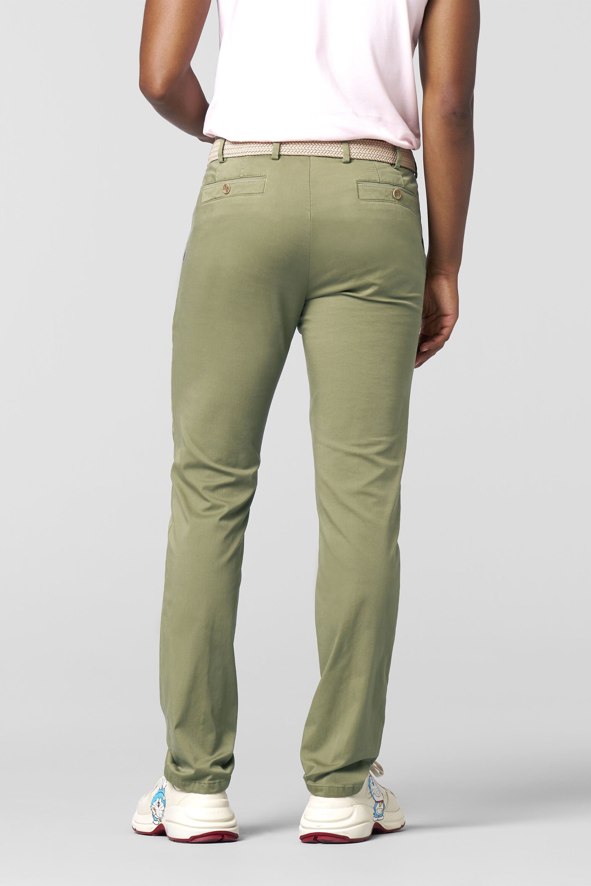 MEYER Chinos NEW YORK Art.1-8130 mit buntgewebtem Innenfutter