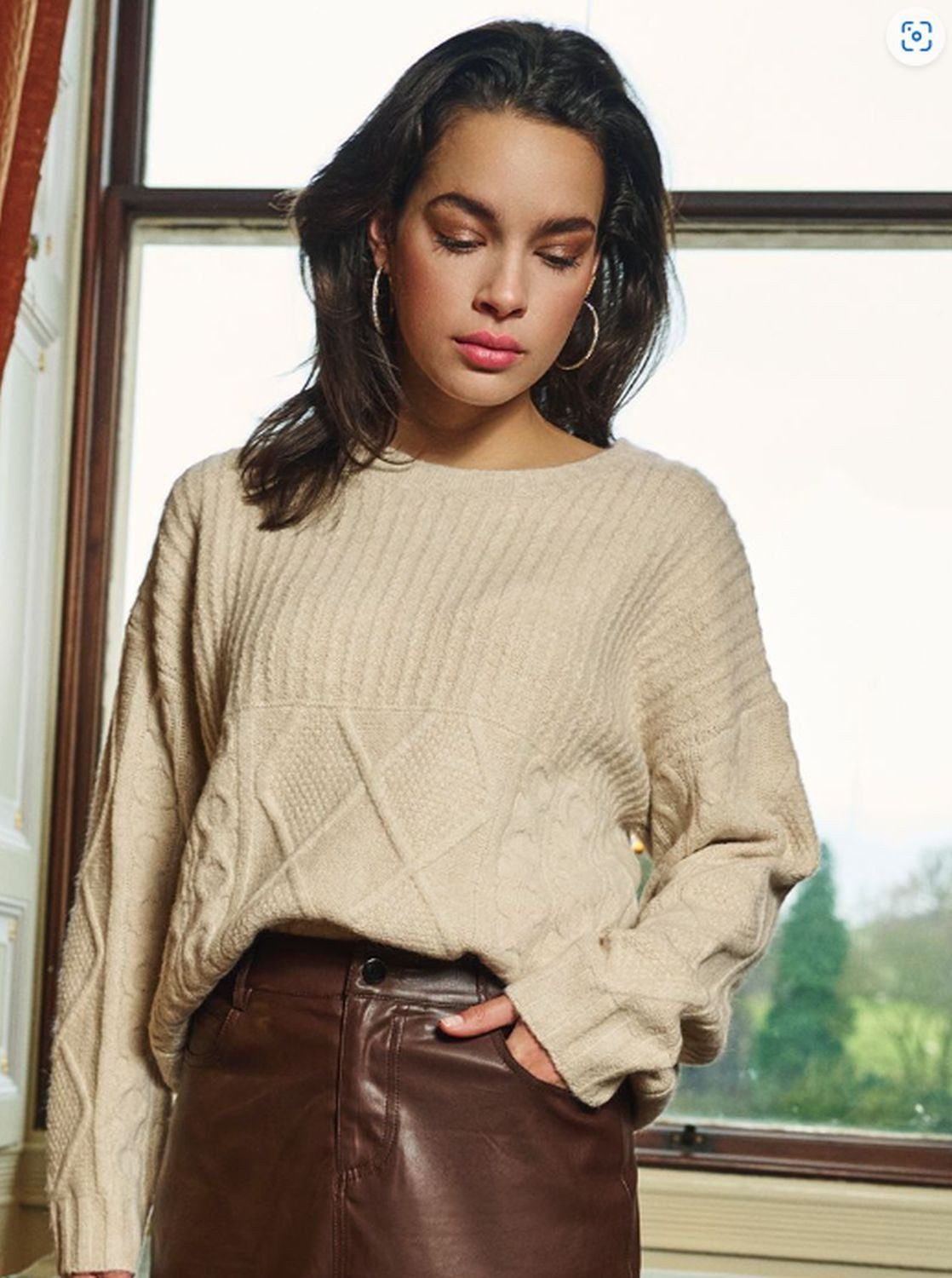 Esqualo Strickpullover Esqualo Strickpullover Biscuit günstig online kaufen