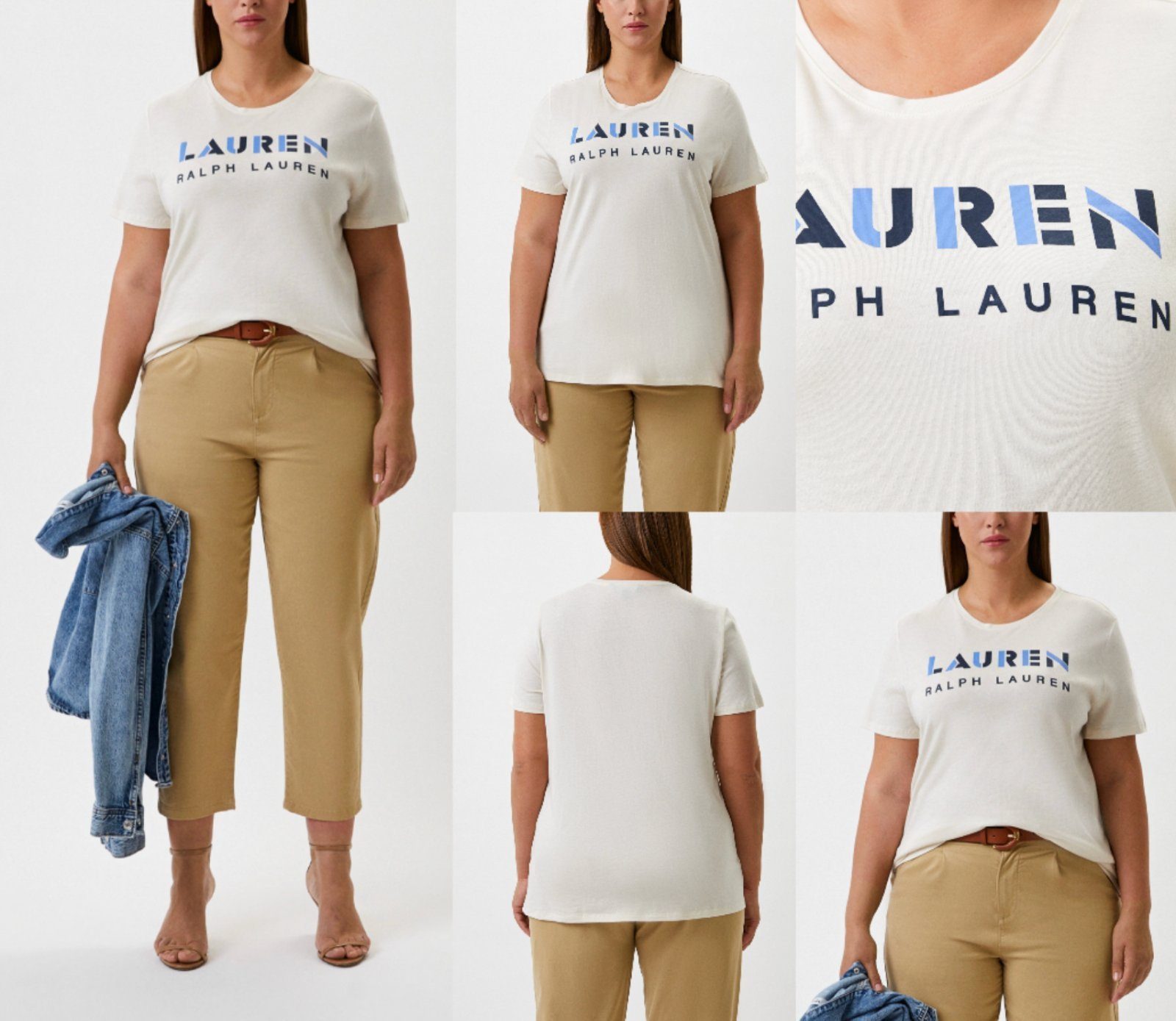 Ralph Lauren T Shirt LAUREN RALPH LAUREN PLUS SIZE CURVE T Shirt Top Bluse Shirt Comfort Re