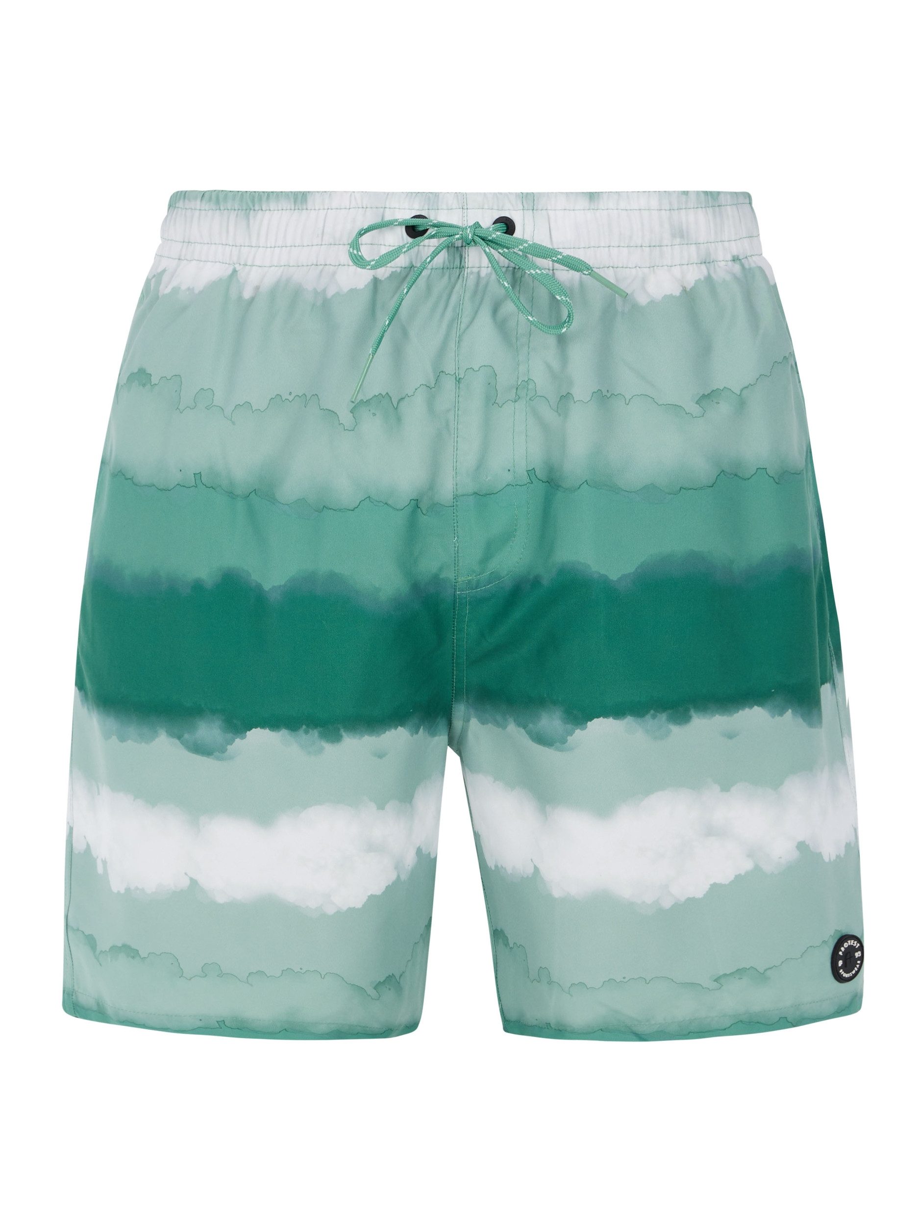 Protest Badehose PRTHAMSEY beachshort Frosty Green