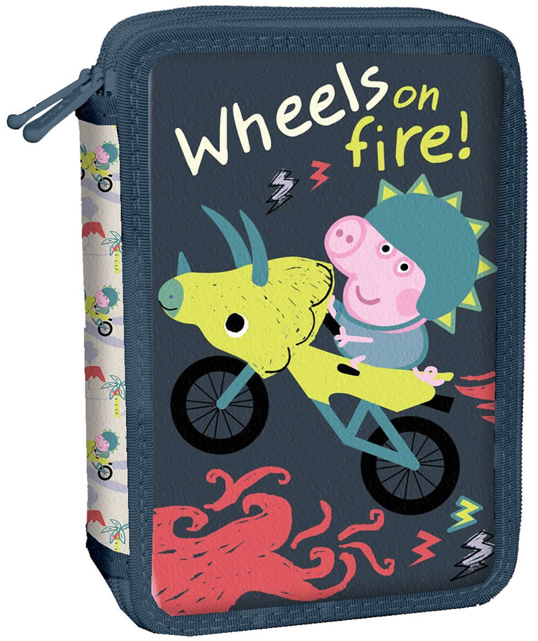 Bild von Diakakis Federmäppchen 3D 2-Fach Peppa Pig Wutz Schüler Etui mit 31-tlg.