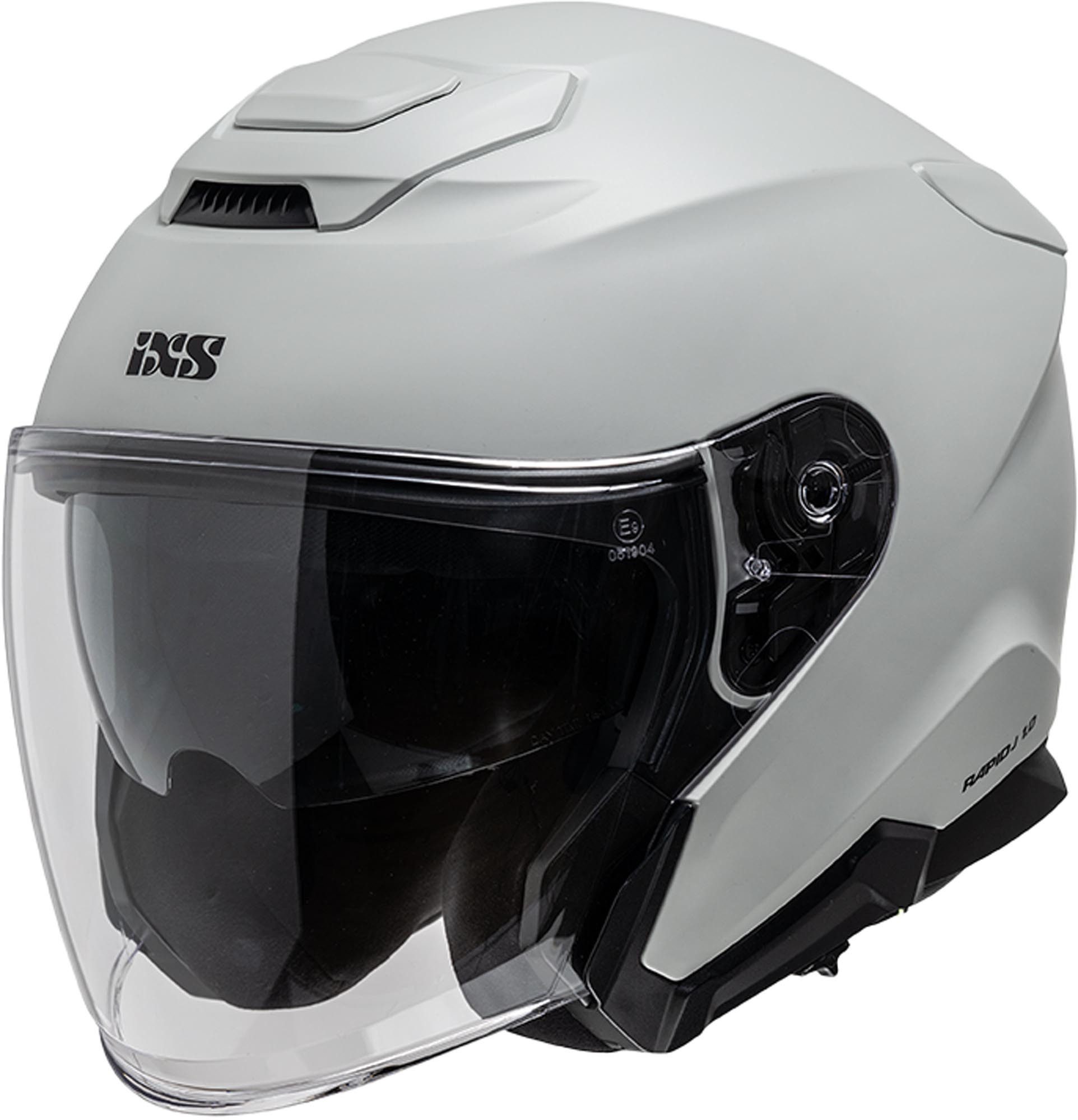 IXS Motorradhelm Rapid 1.0 Chalky Jethelm, Sonnenvisier