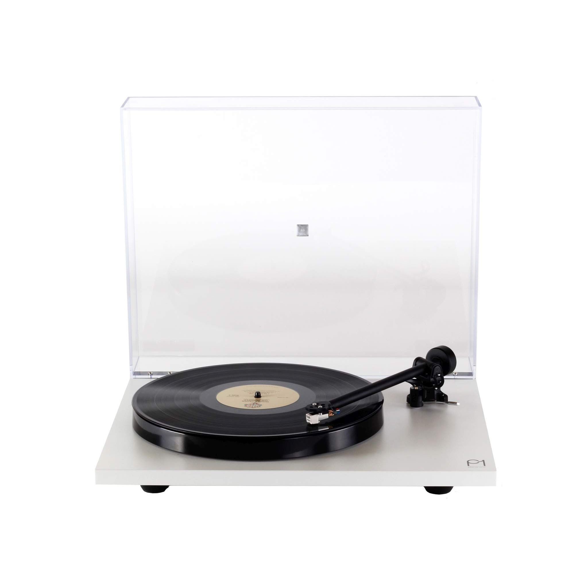 rega Rega Planar 1 Plattenspieler Version 2021 verschiedene Farben Plattenspieler (Riemenantrieb, nicht zutreffend, Plug-and-Play, 2 Geschwindigkeiten,mit Abdeckhaube/Deckel)