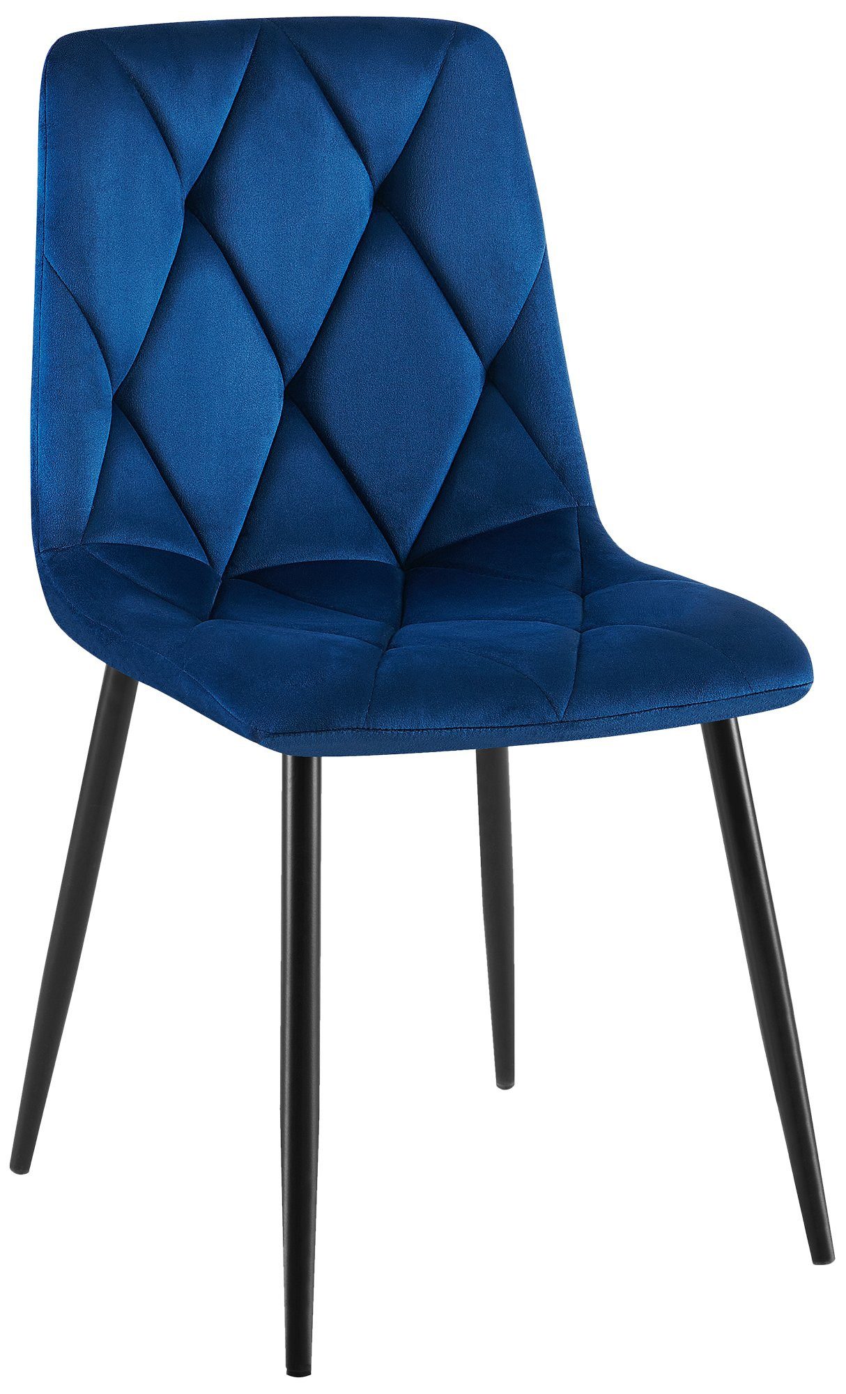 CLP Esszimmerstuhl Clairton, mit Stoff- oder Samtbezug, Metallgestell günstig online kaufen