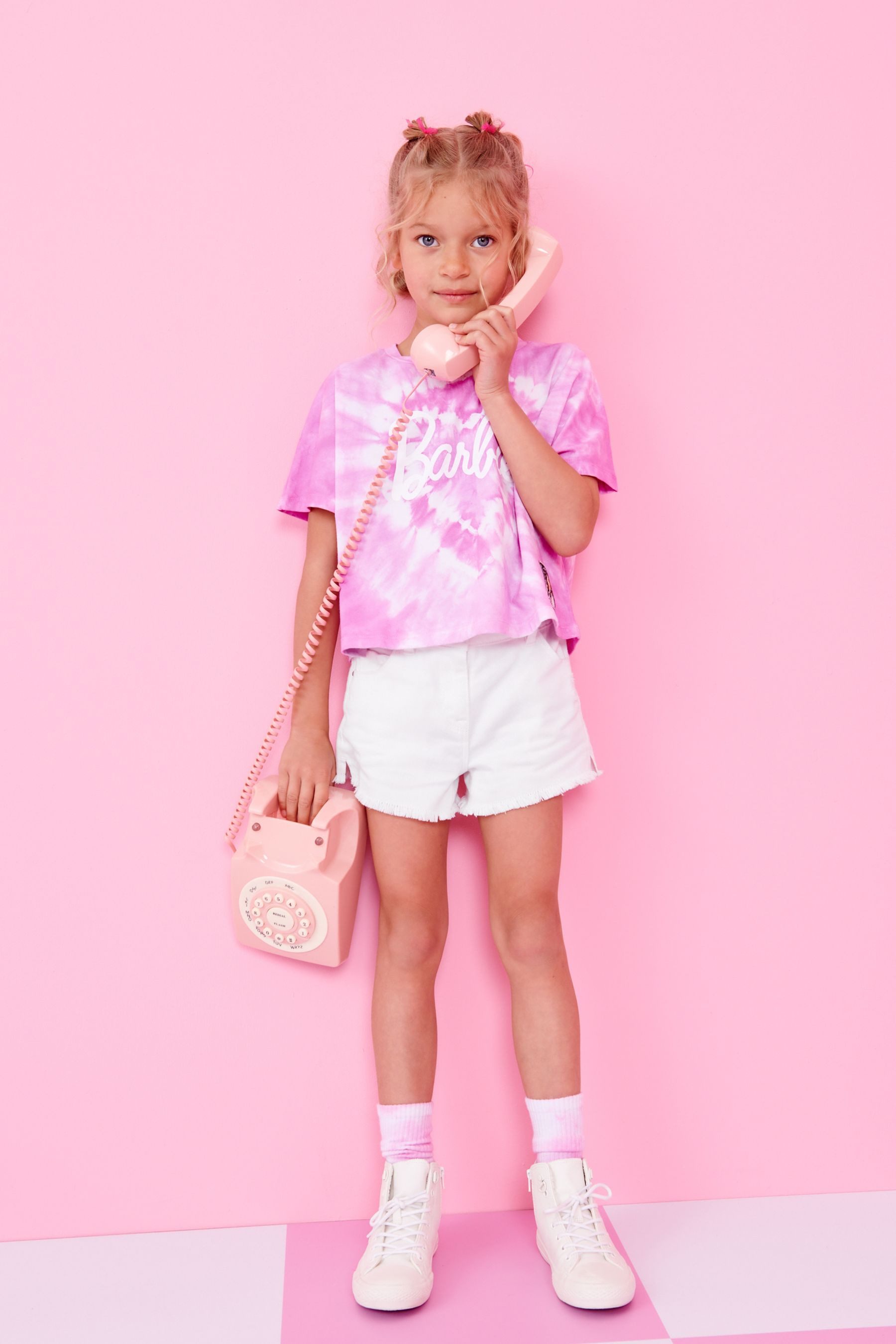 Next Jeansshorts Denim-Shorts mit ausgefranstem Saum, Regular (1-tlg)
