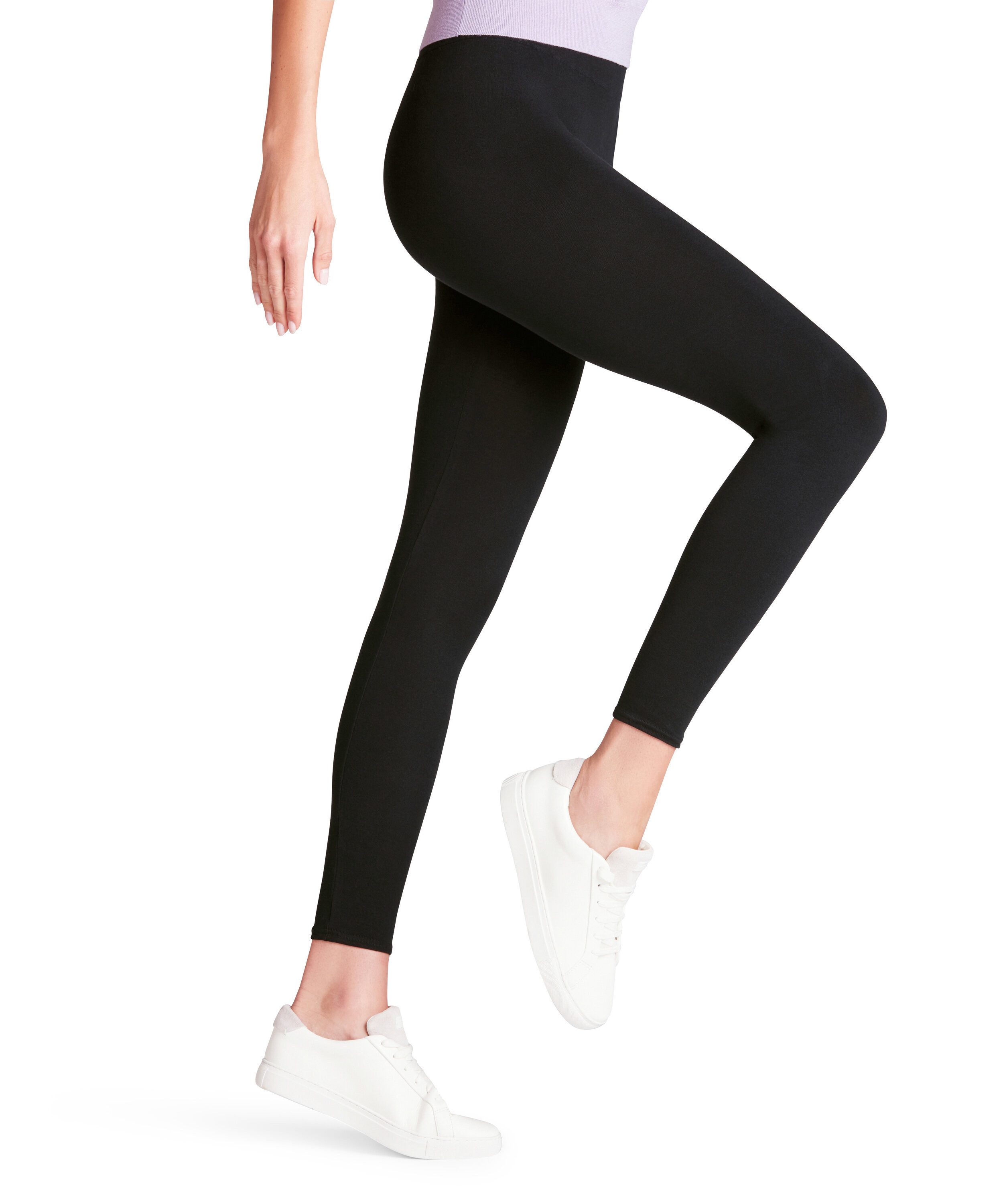 FALKE Feinstrumpfleggings Cotton Seamless Leggings Damen (1 St)