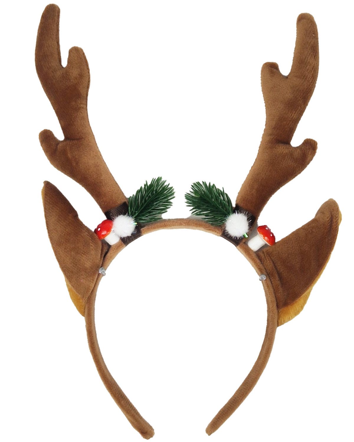 Das Kostümland Kostüm Rentier Haarreif im weihnachtlichen Look - 414021