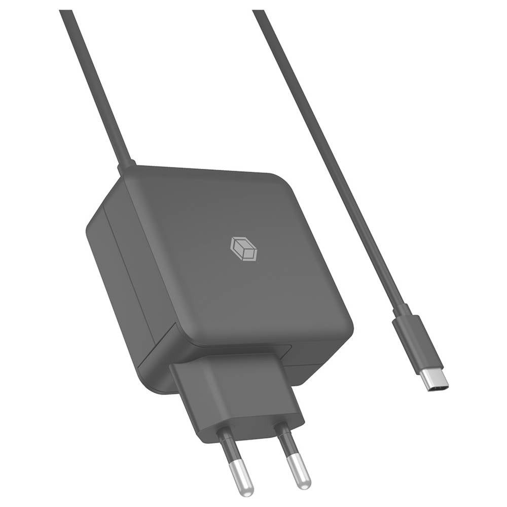 ICY BOX USB Type-C® Steckerladegerät USB Ladegerät Schwarz 61054 USB-Ladegerät