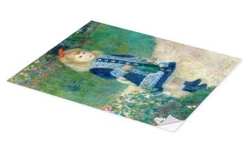 Posterlounge Wandfolie Pierre-Auguste Renoir, Mädchen mit Gießkanne, Malerei