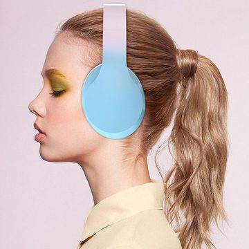 GelldG Bluetooth-Kopfhörer mit Integriertem Mikrofon, Faltbar, Kabellos Wireless-Headset
