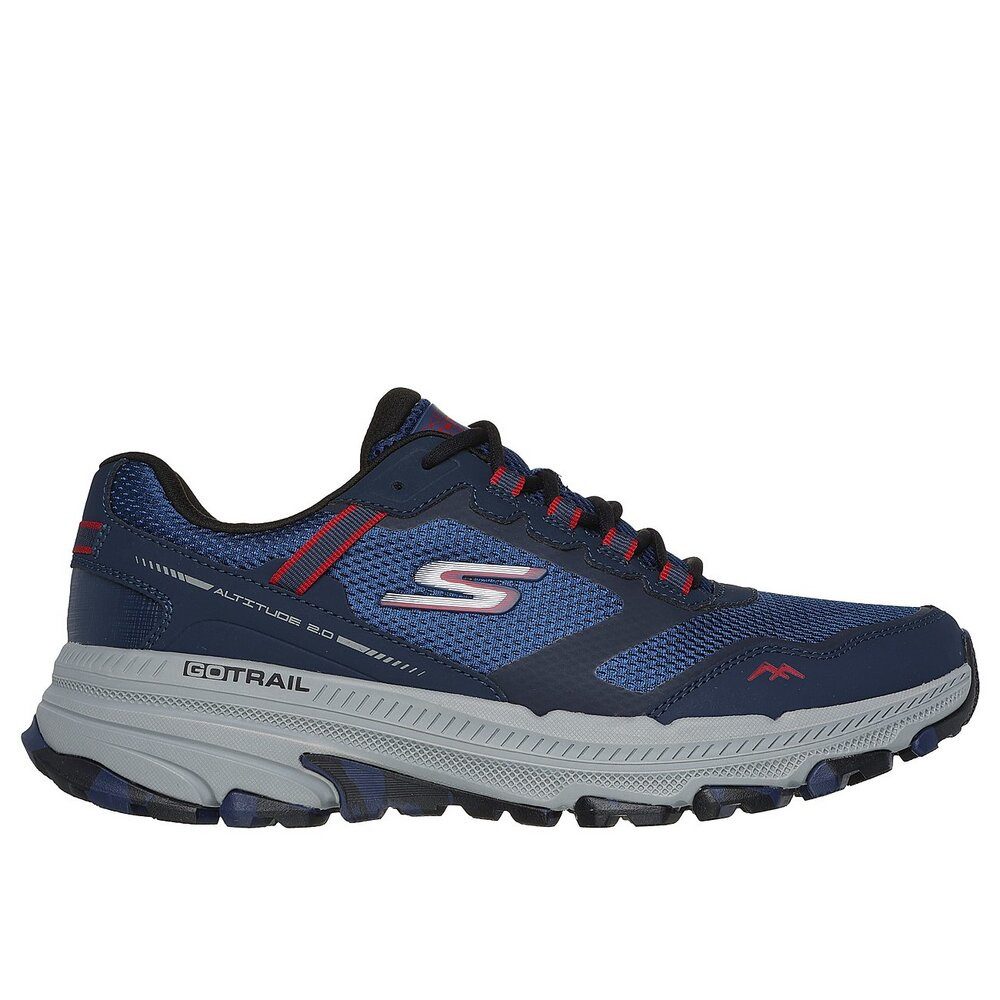 Skechers - GO RUN TRAIL ALTITUDE 2.0 MARBLE ROCK 3.0 - Blau Schnürschuh