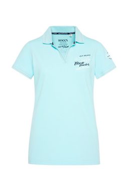 SOCCX Poloshirt mit Elasthan-Anteil