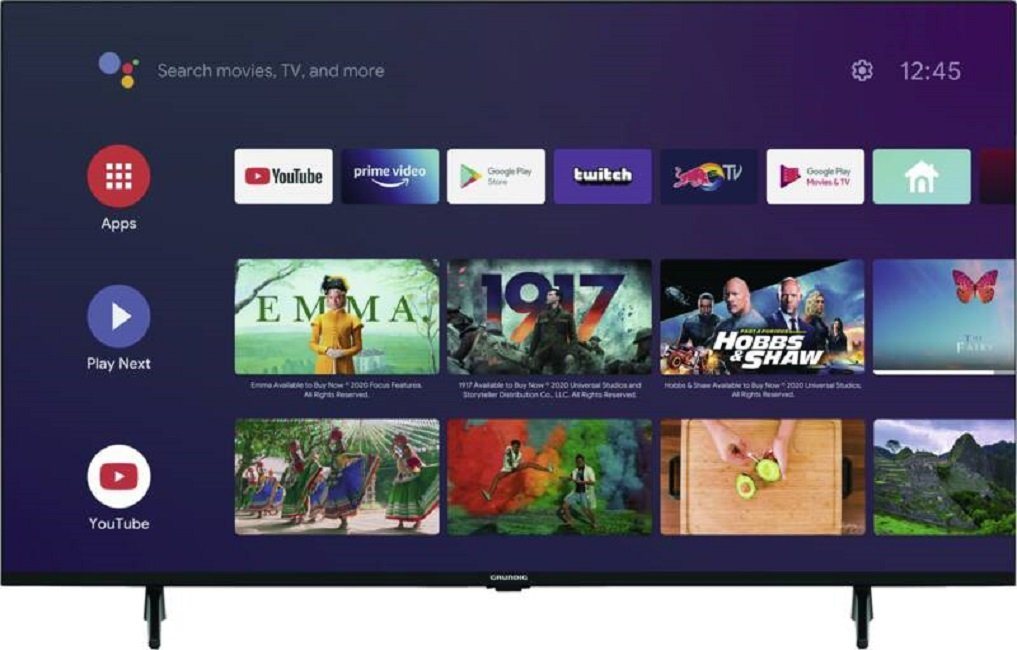 Grundig 55 GUB 6300 BU5T00 LCD-LED Fernseher (55 Zoll, 4K Ultra HD, Smart-TV) schwarz ! RABATT: 11.33% Grundig 55 GUB 6300 BU5T00 LCD-LED Fernseher (55 Zoll, 4K Ultra HD, Smart-TV) schwarz ! RABATT: 11.33%